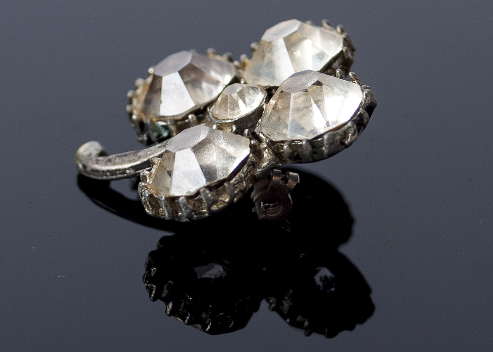 Silver Toned Costume Brooches