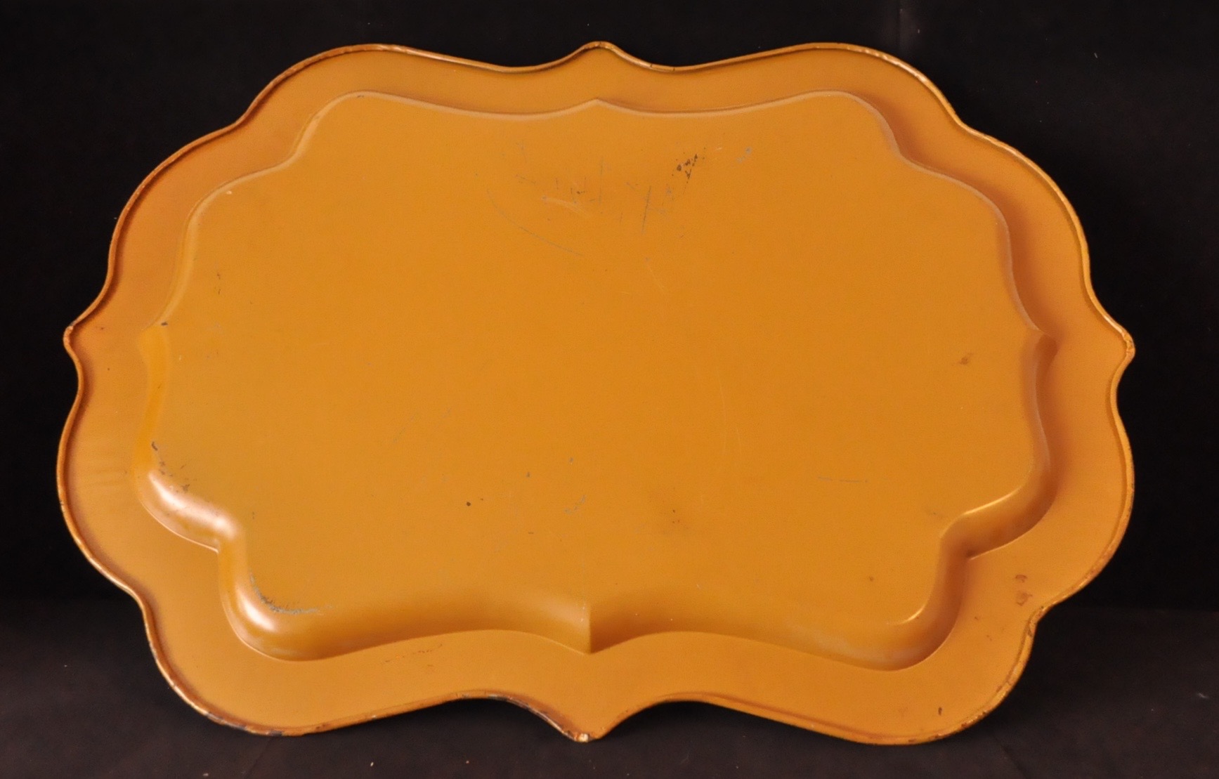 Painted Metal Serving Tray