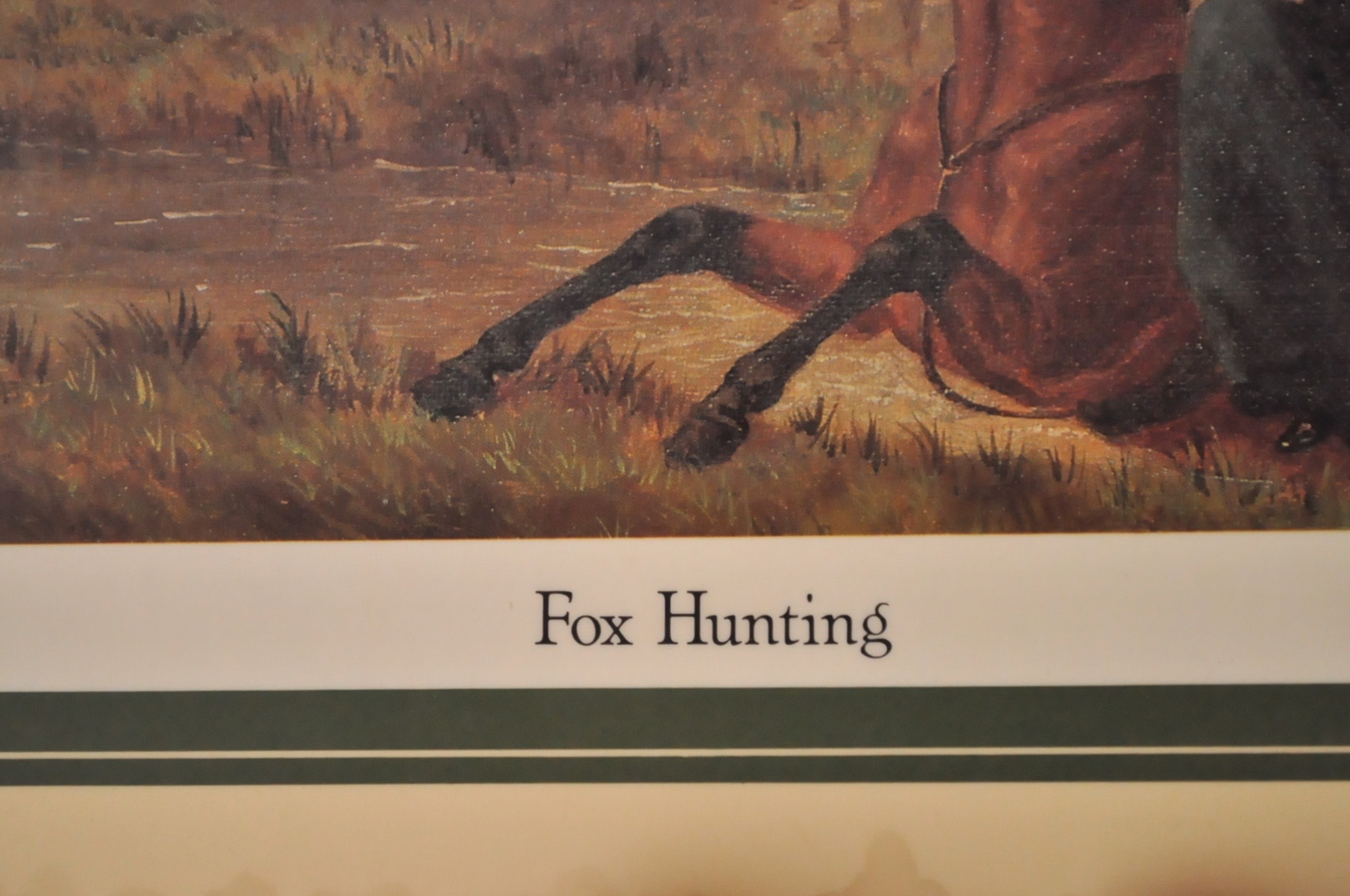 Fox Hunt Placemats and Cloth Napkins
