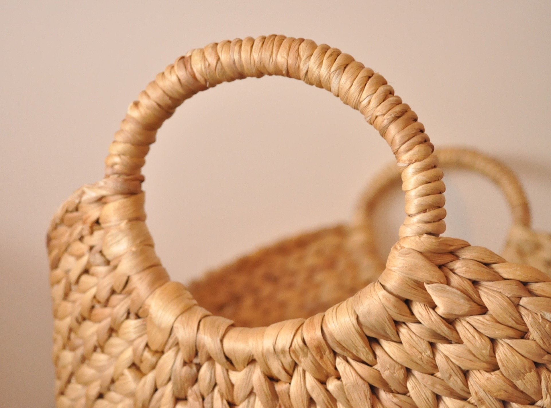 Woven Baskets with Handles