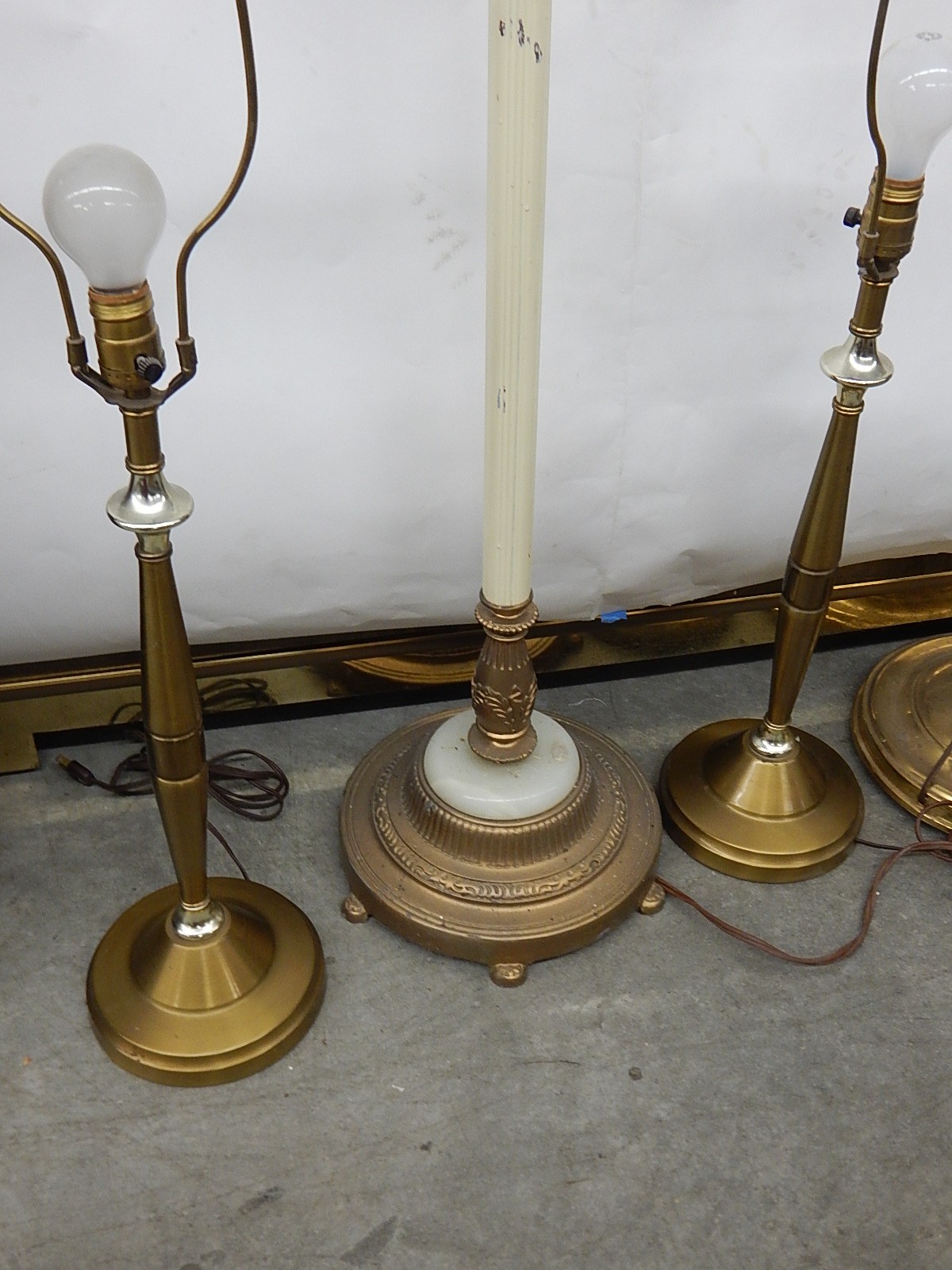 Lot of Lamps - Vintage Floor and Table