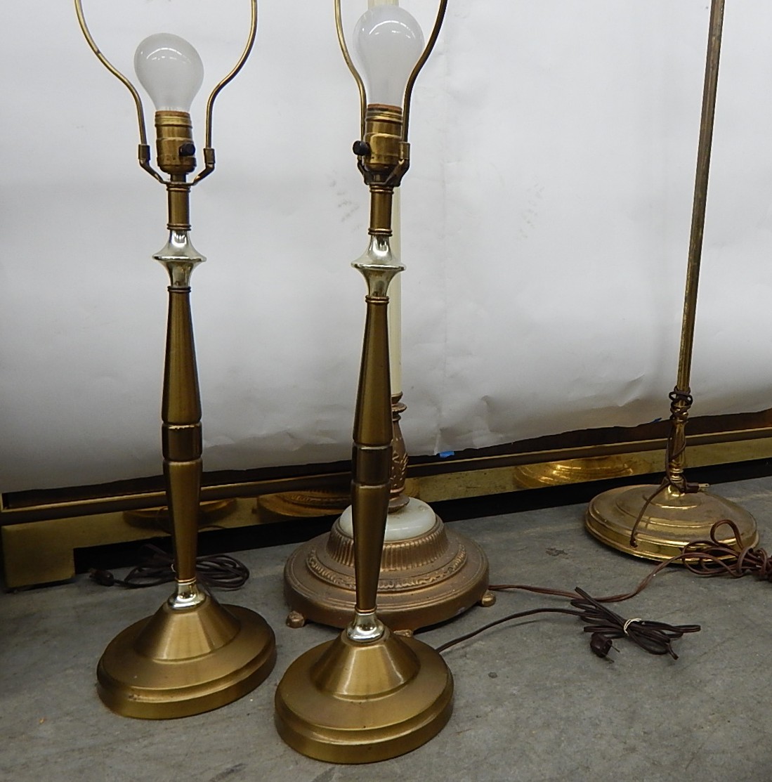 Lot of Lamps - Vintage Floor and Table