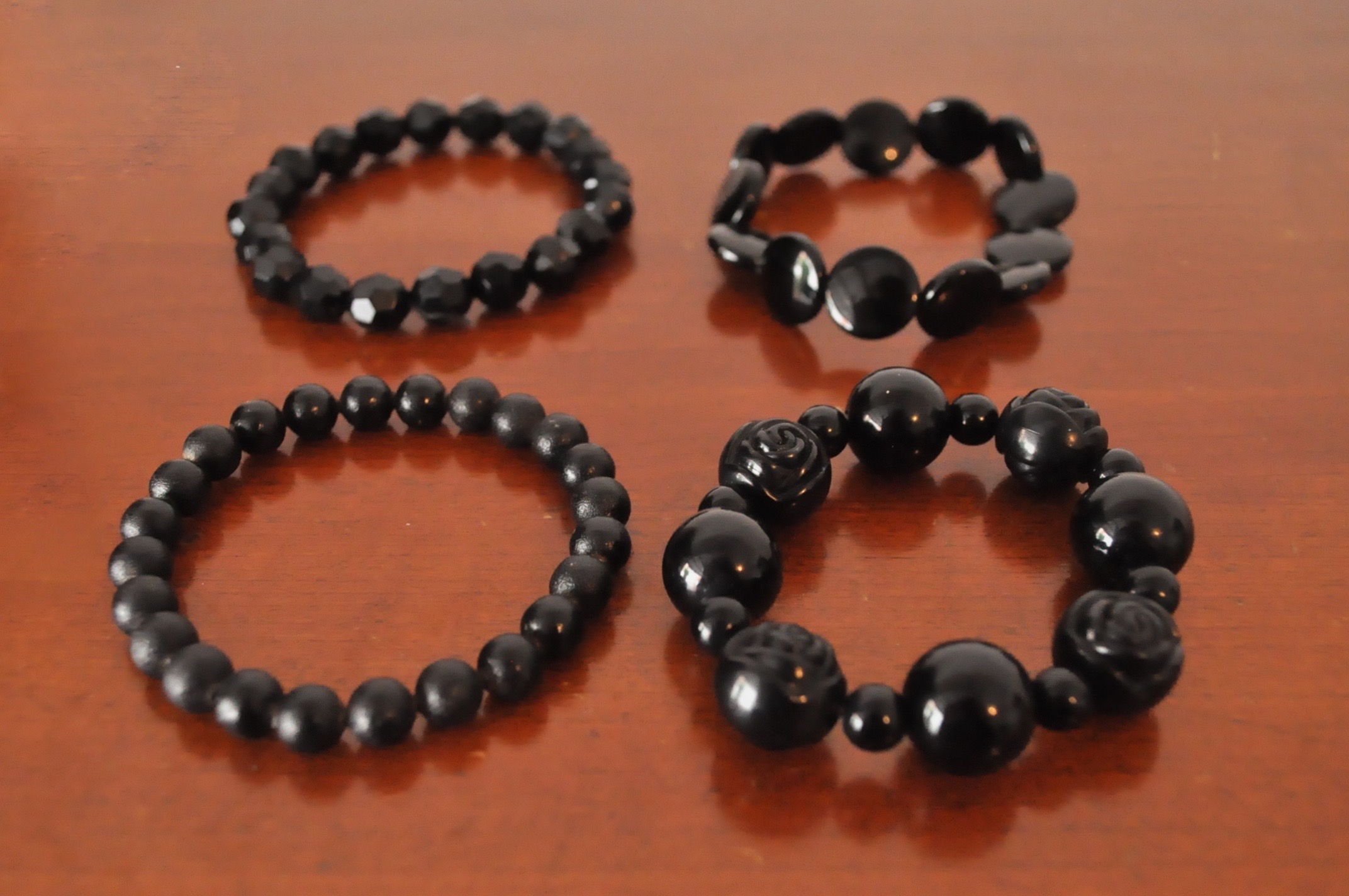 Black Beaded Jewelry
