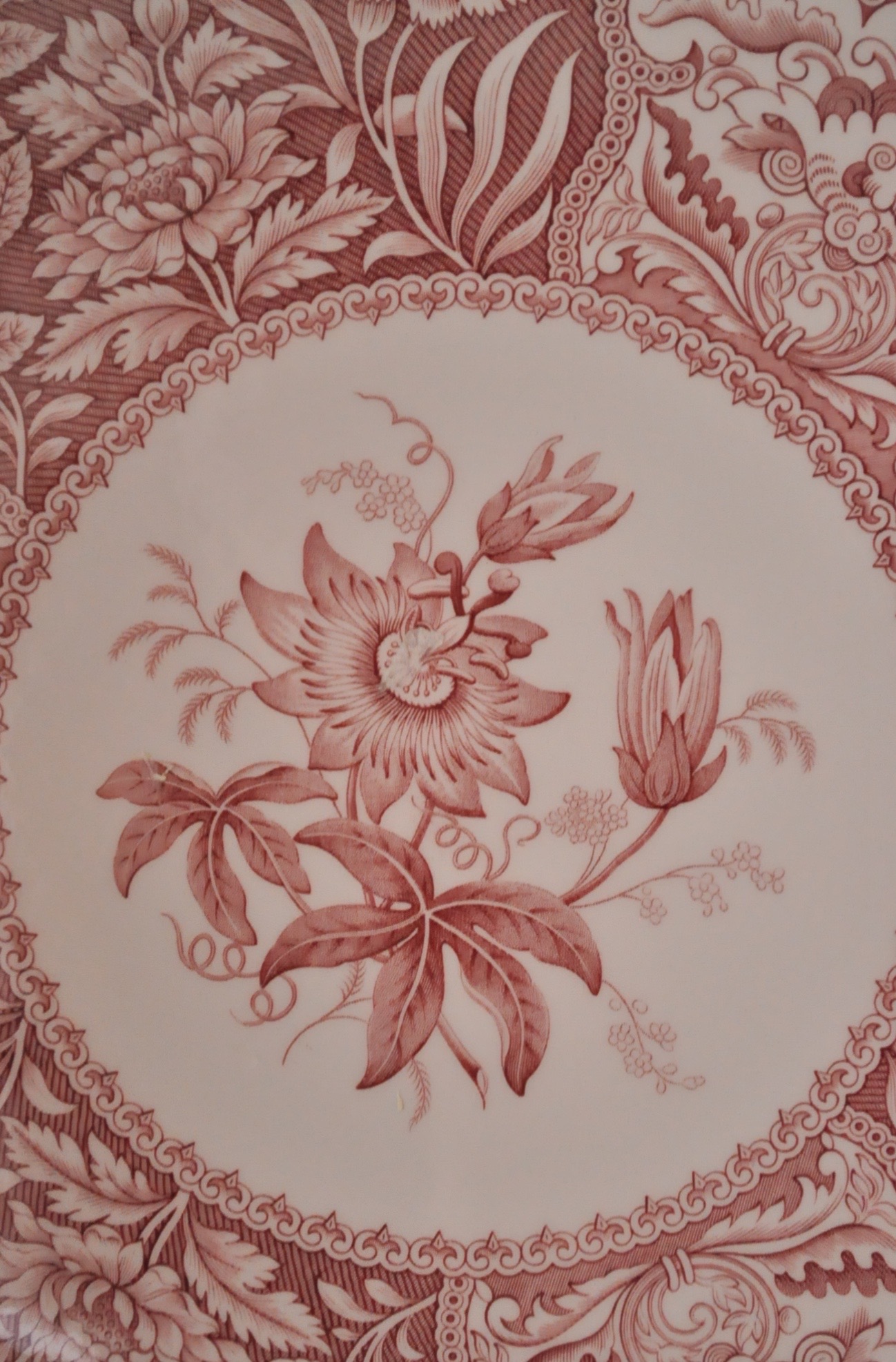 Painted China Serving Plates and Bowls