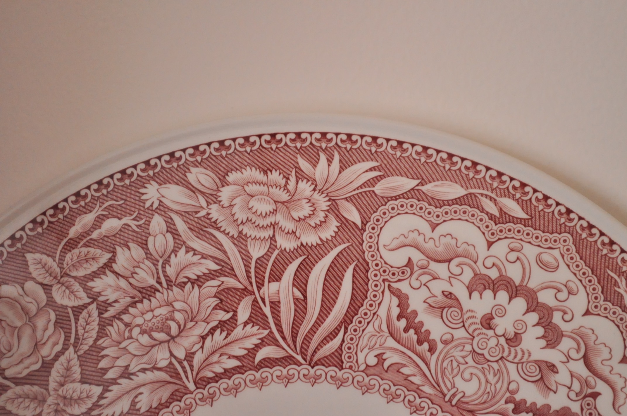 Painted China Serving Plates and Bowls