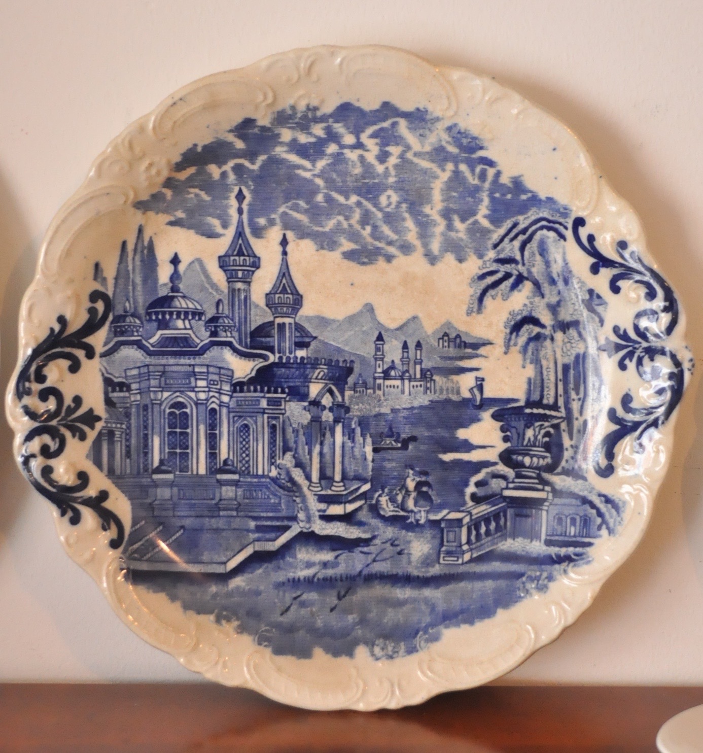 Painted China Serving Plates and Bowls