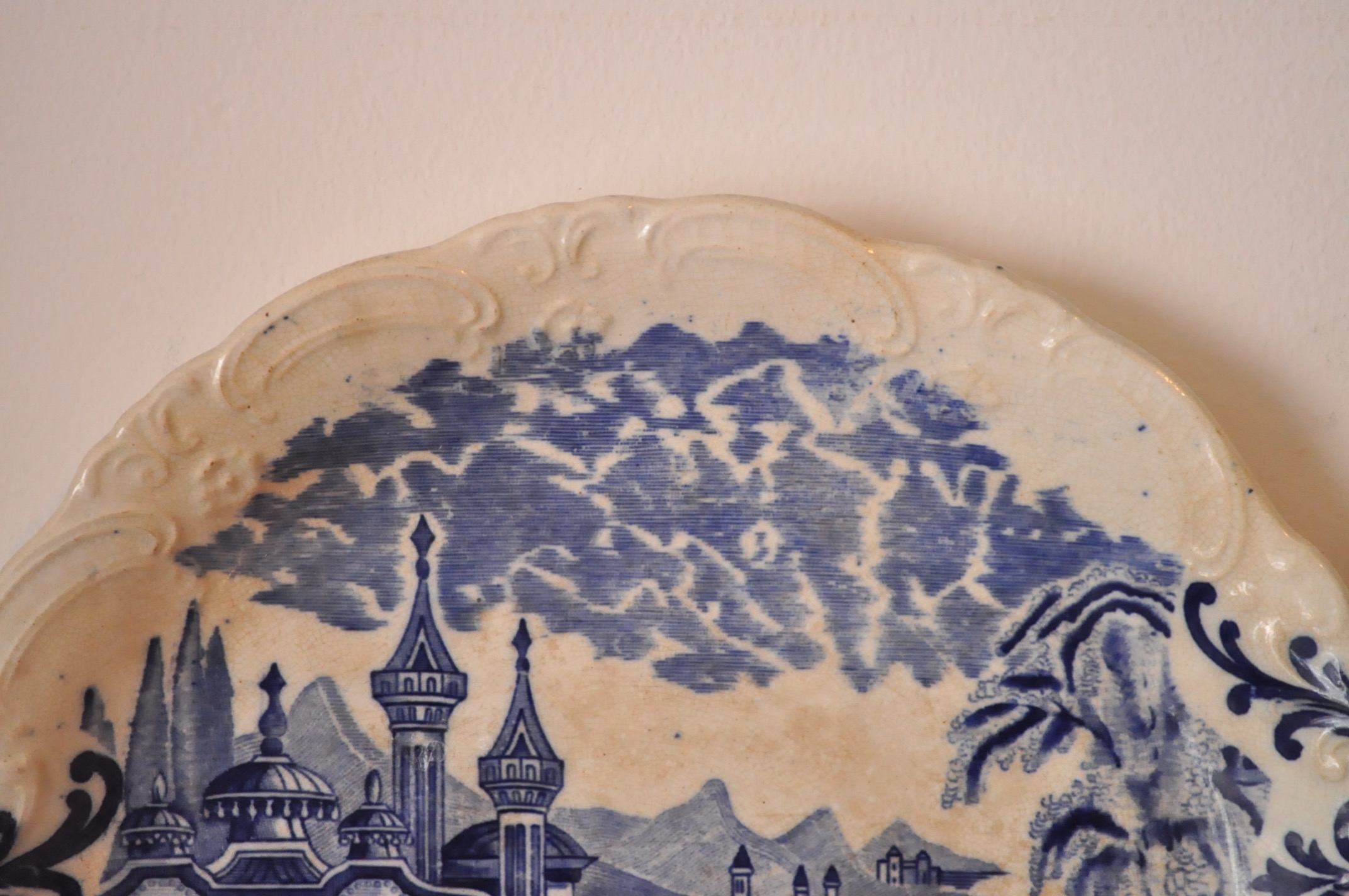 Painted China Serving Plates and Bowls