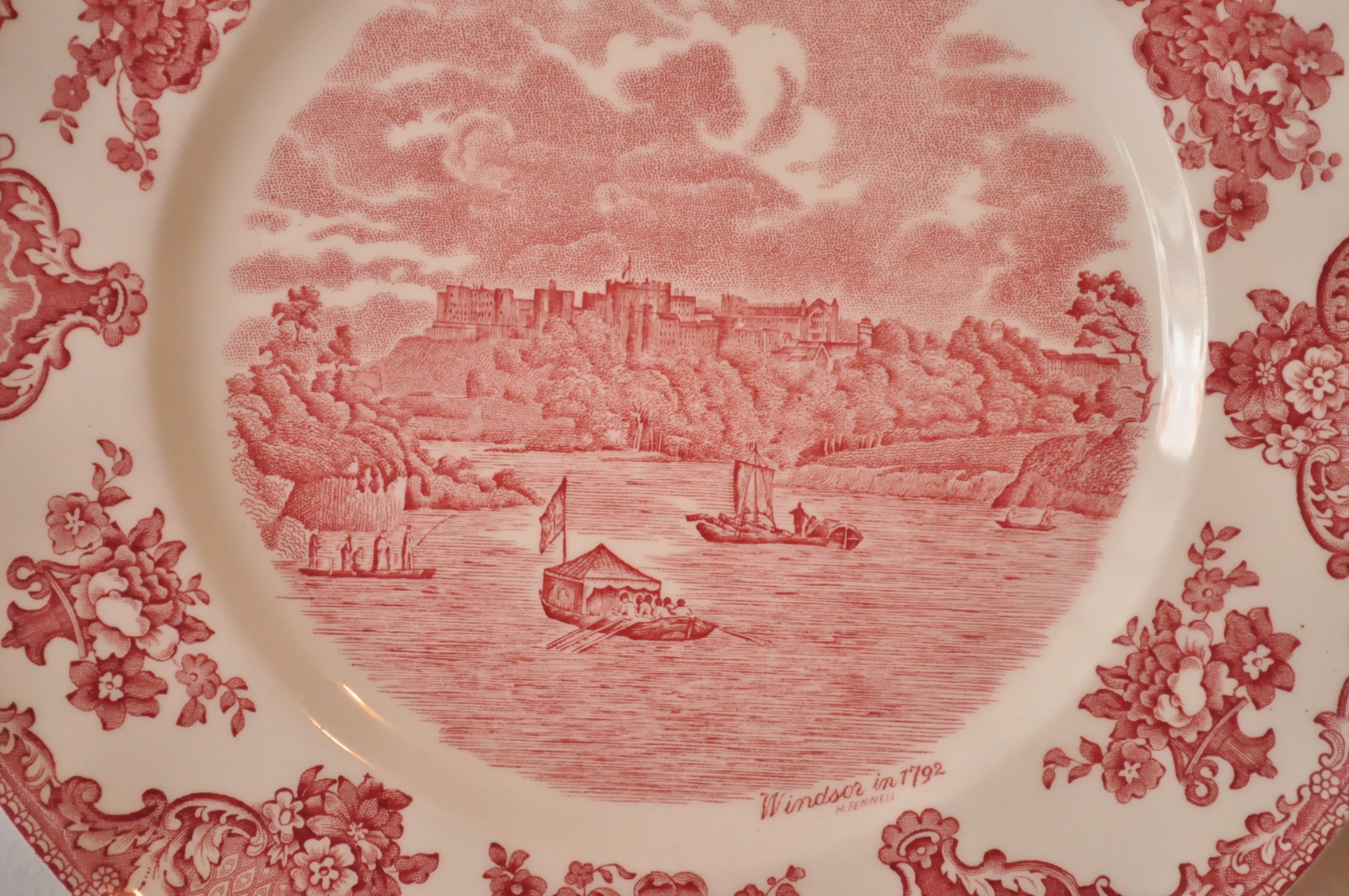 Painted China Serving Plates and Bowls