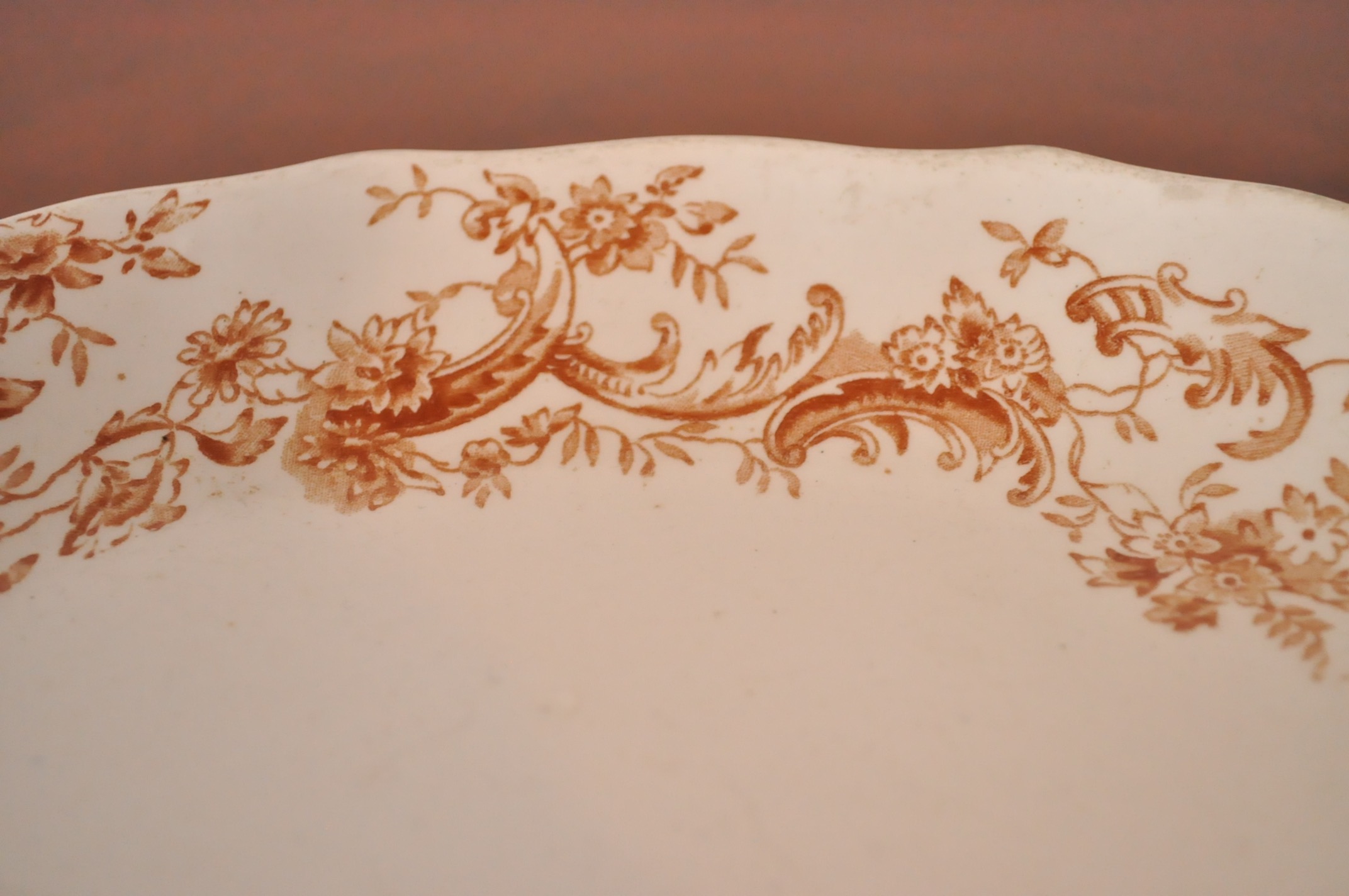 Painted China Serving Plates and Bowls