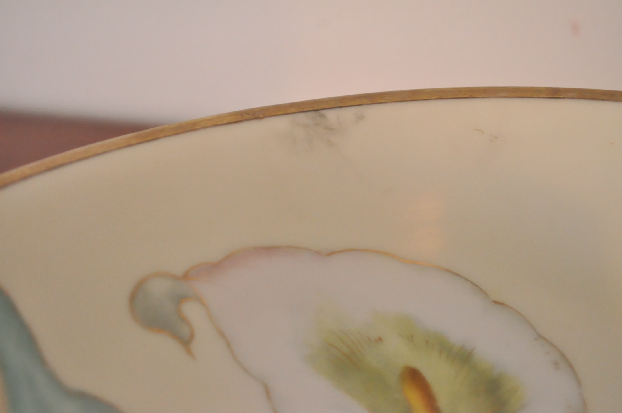 Painted China Serving Plates and Bowls