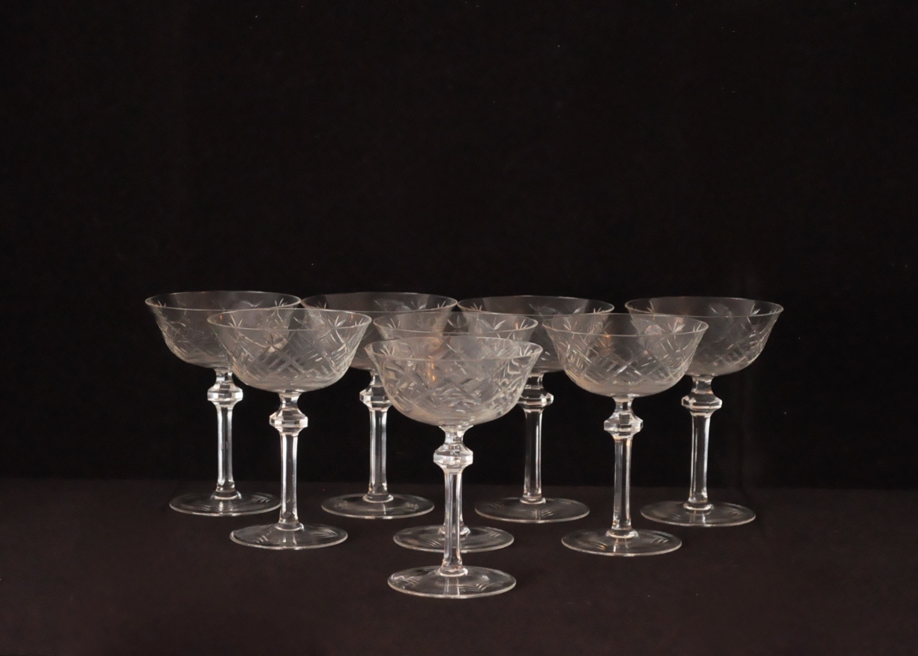 Vintage Champagne Glasses