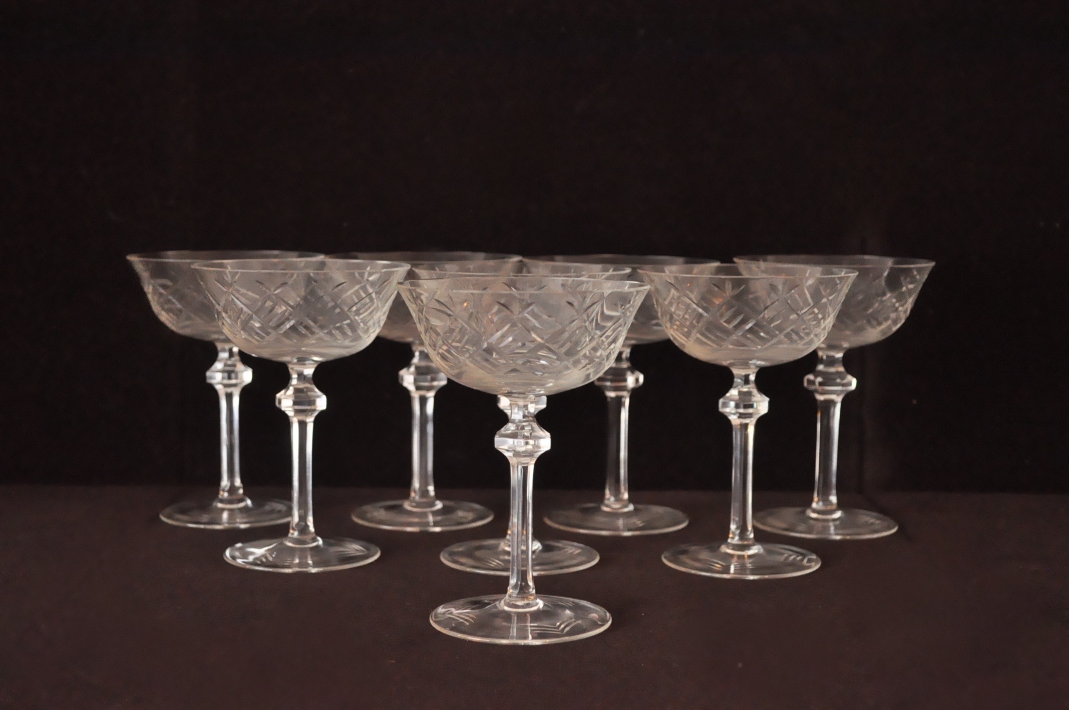 Vintage Champagne Glasses