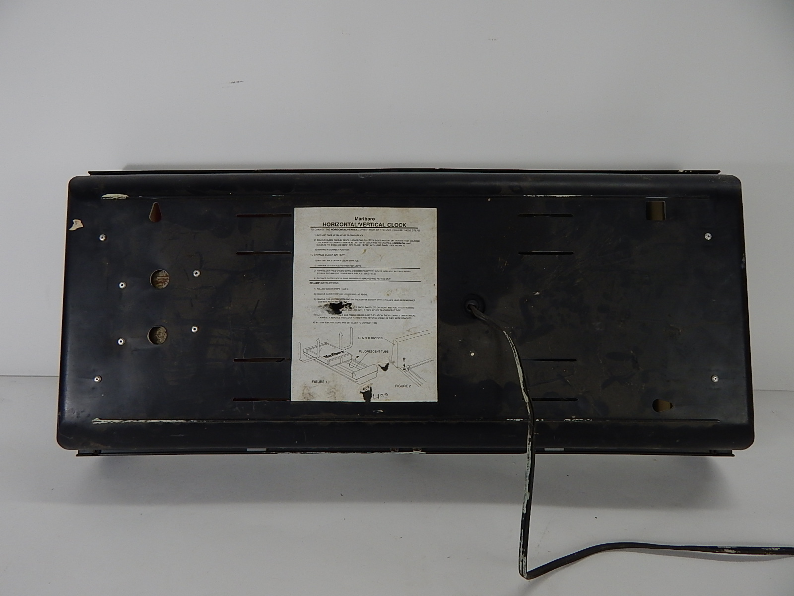 Marlboro Lighted Sign/Clock