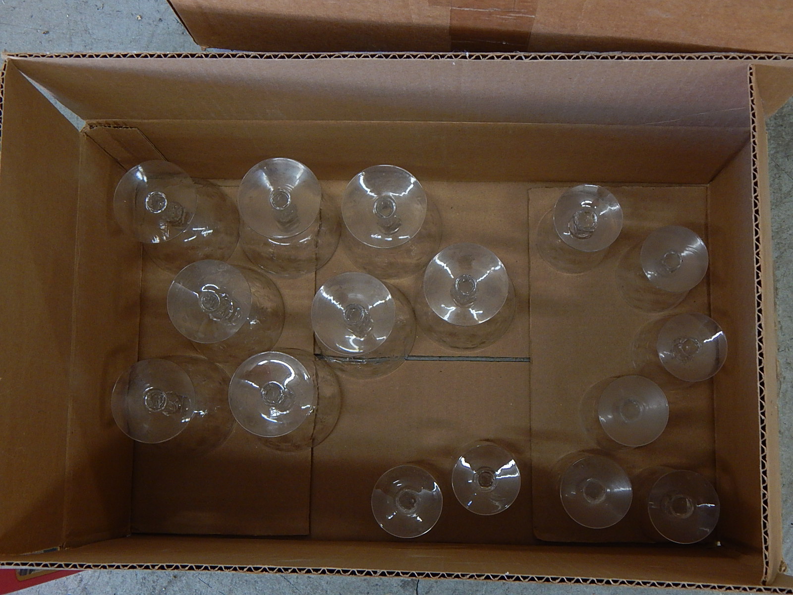 Antique Etched Crystal Stemware