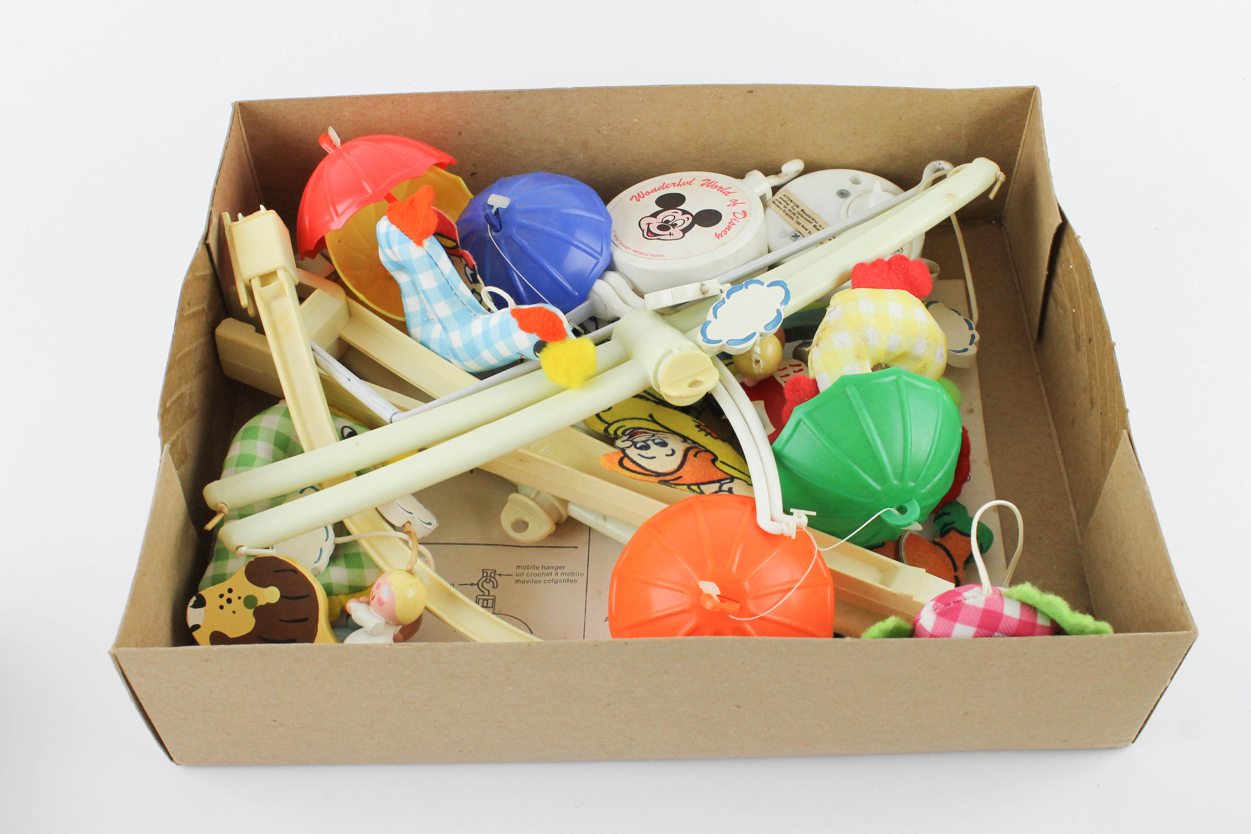 Vintage Disney Jack in the Box and Mobile