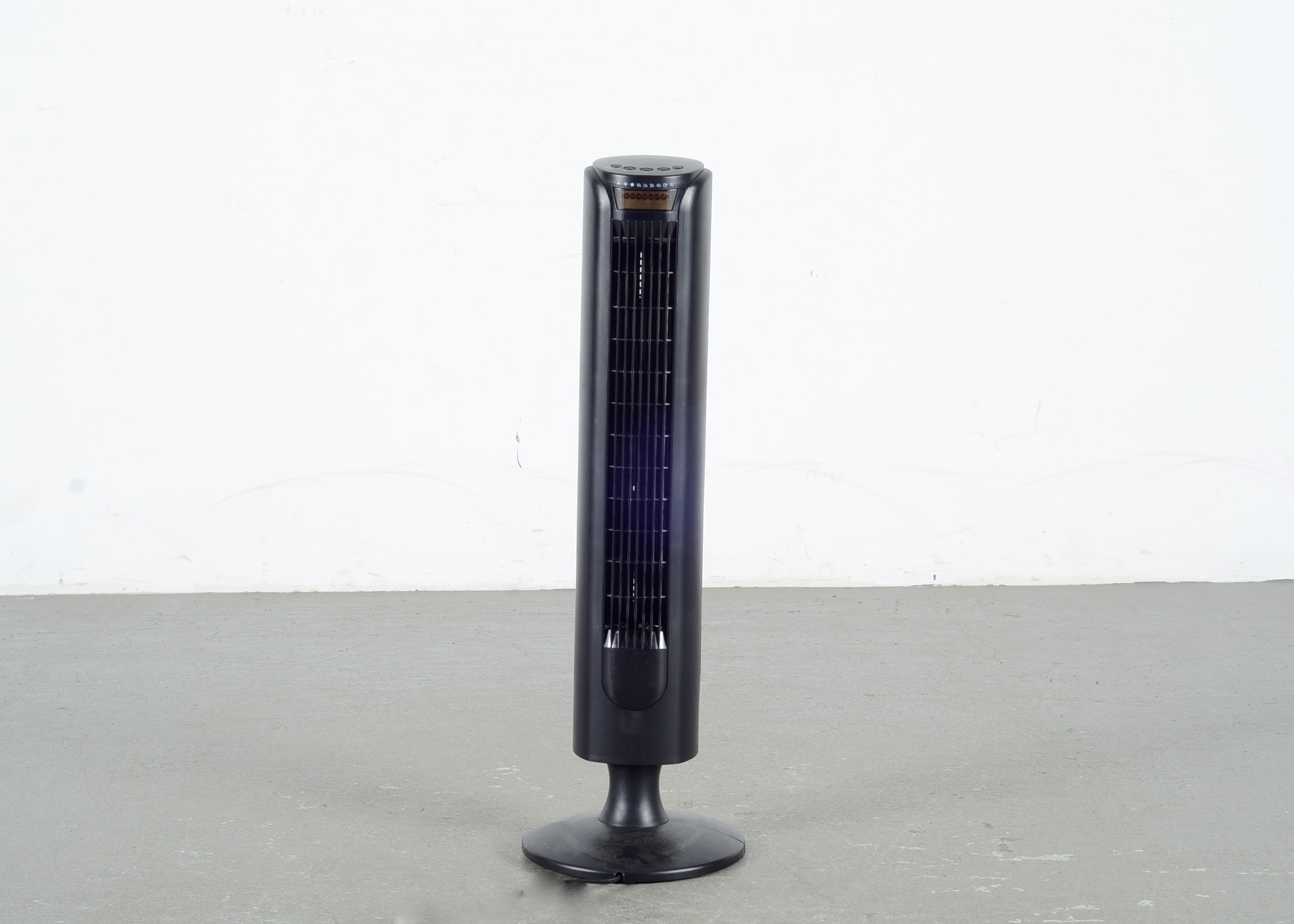 Aloha Breeze Black Oscillating 32" Three Speed Floor Tower Fan