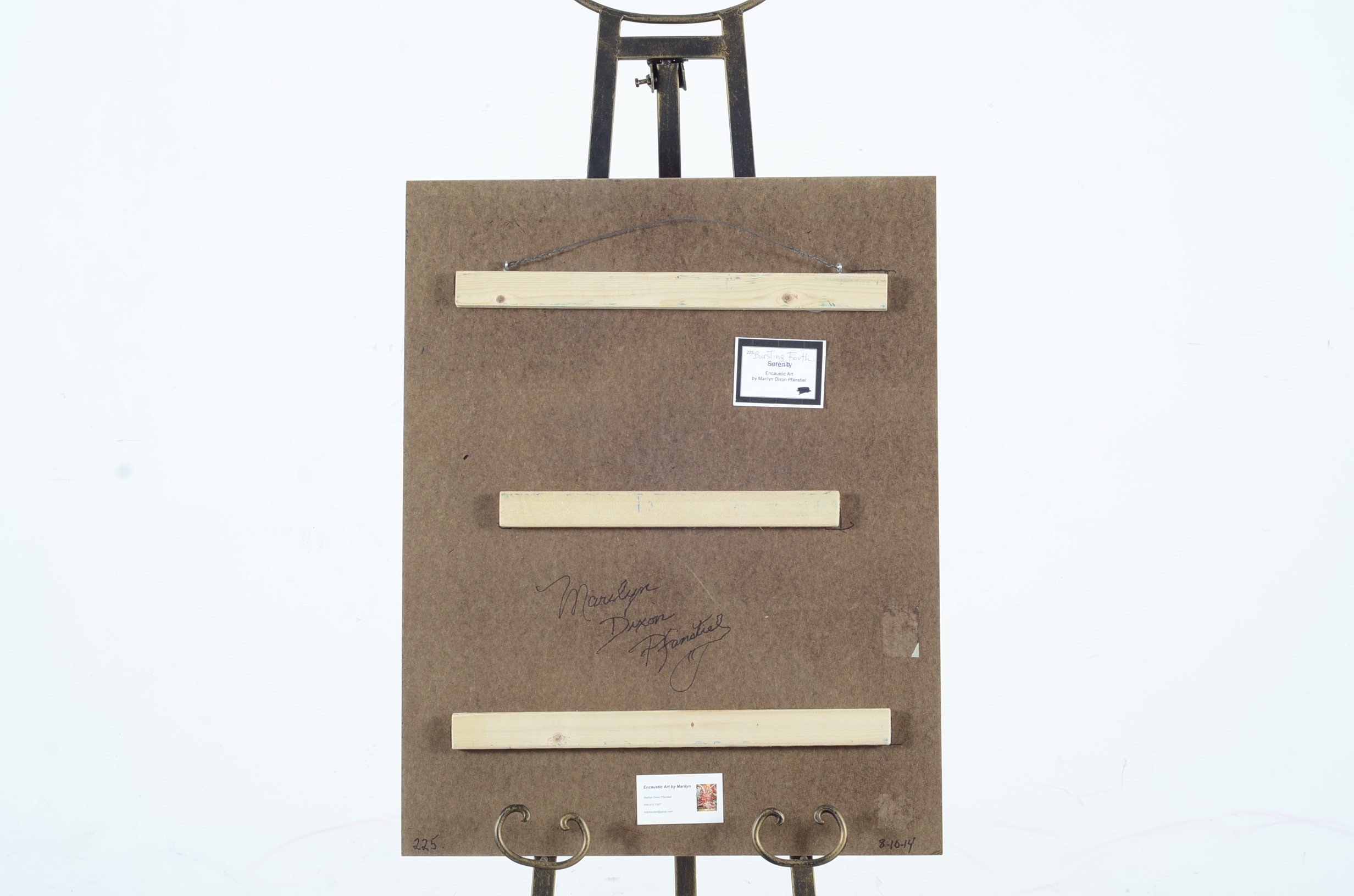 Pair of Original Encaustic Paintings by Marilyn Pfanstiel