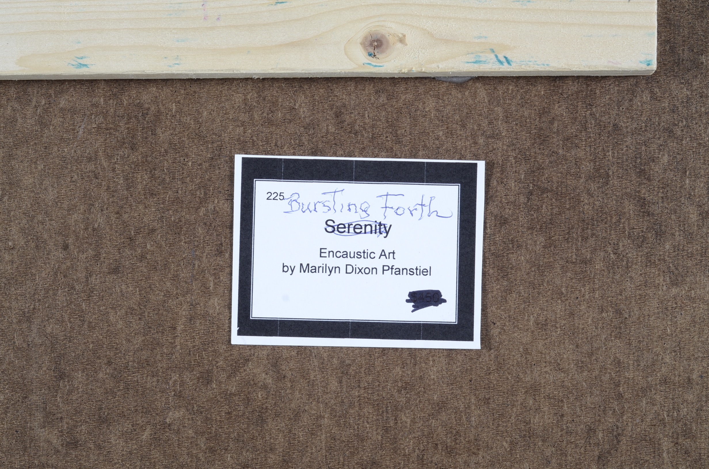 Pair of Original Encaustic Paintings by Marilyn Pfanstiel