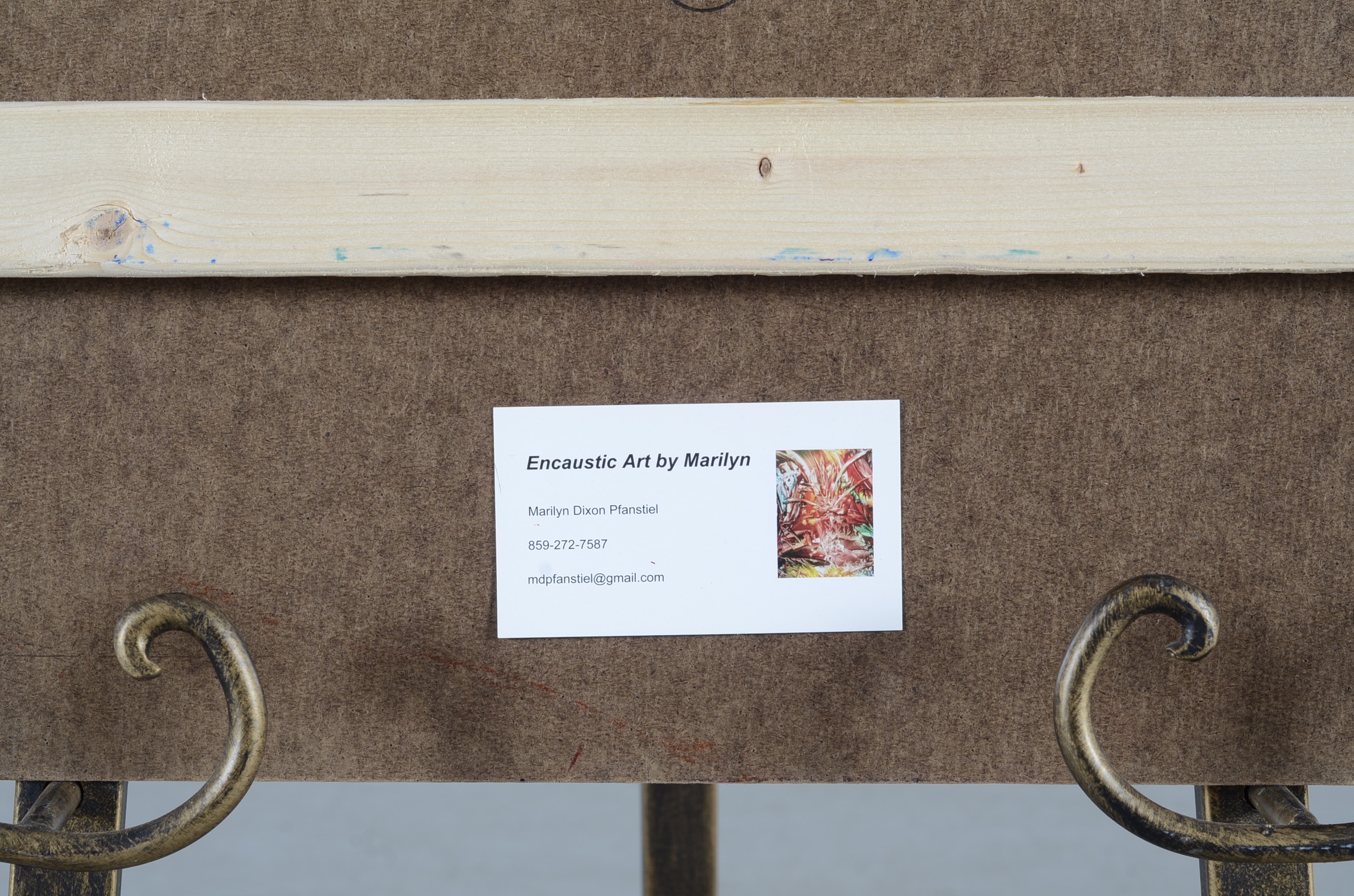 Pair of Original Encaustic Paintings by Marilyn Pfanstiel