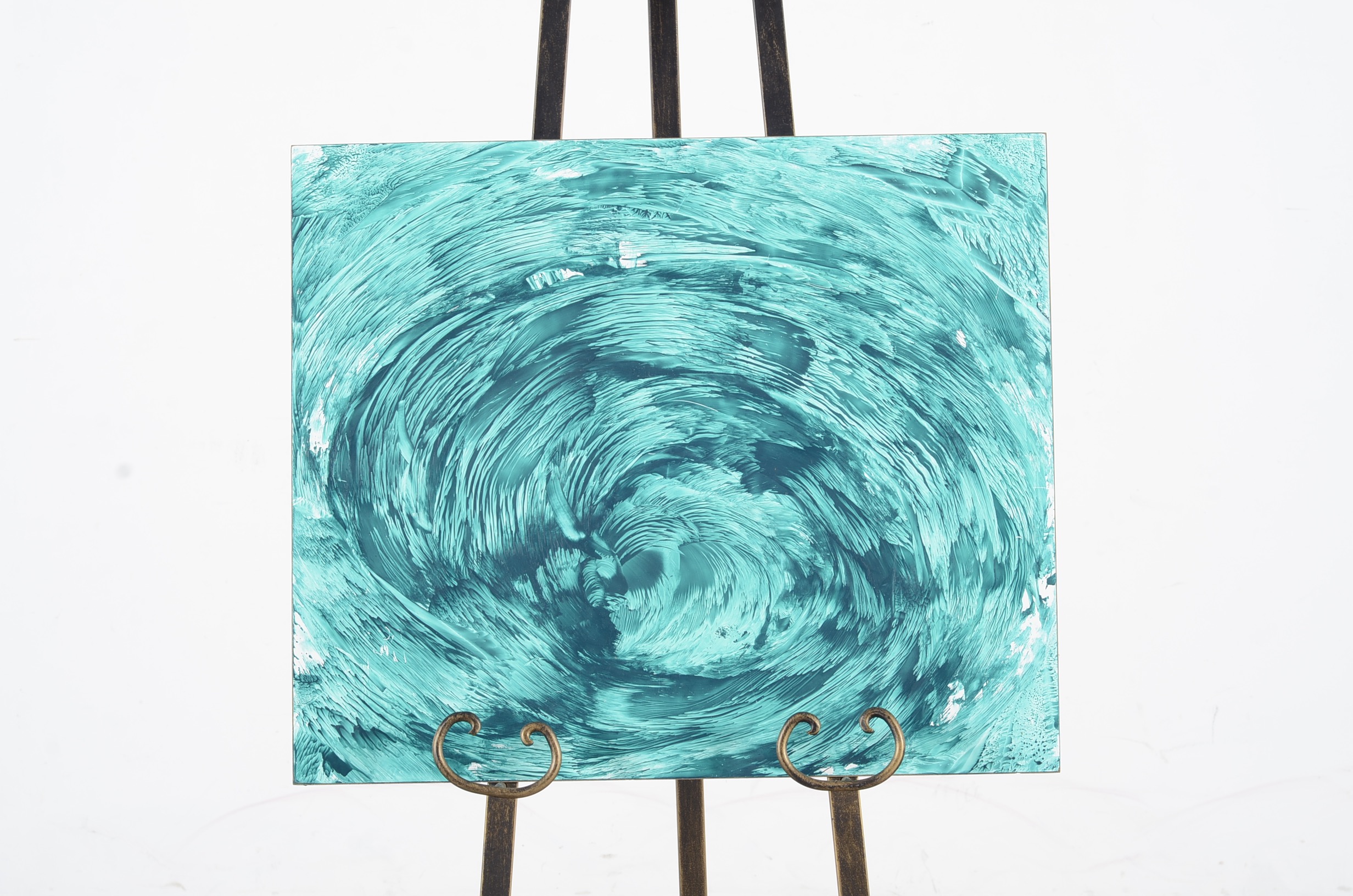 Pair of Original Encaustic Paintings by Marilyn Pfanstiel