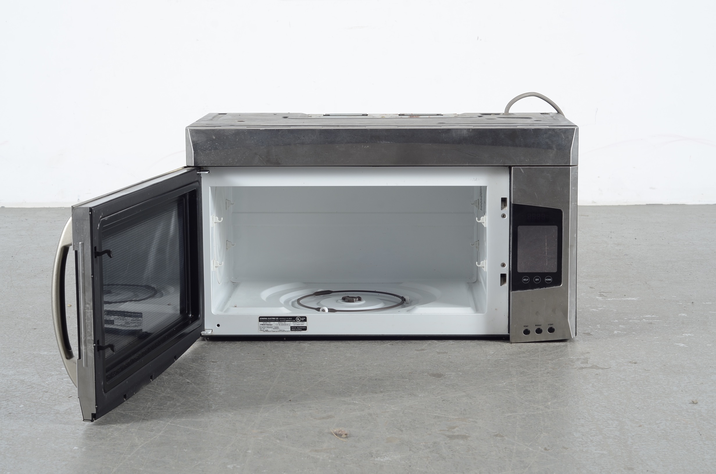 GE Spacemaker Stainless Steel Over The Range Digital Microwave