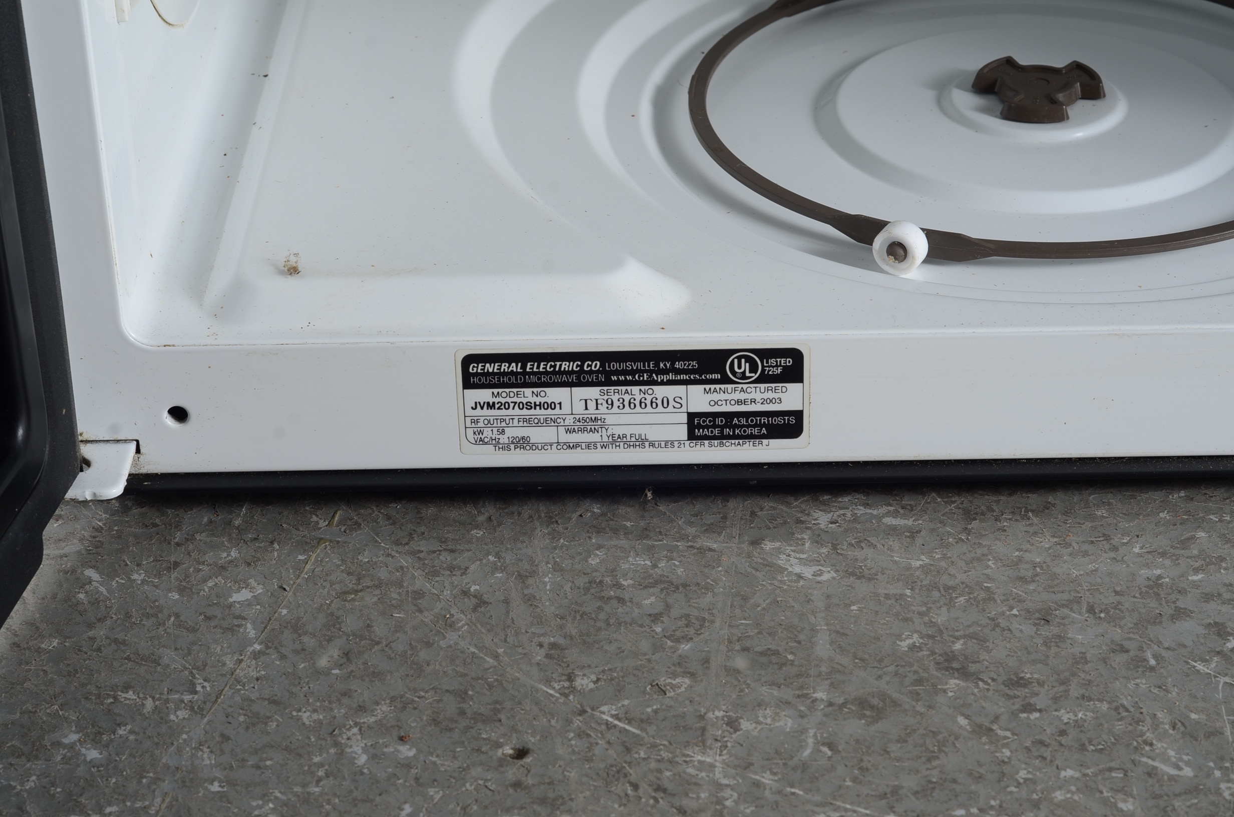 GE Spacemaker Stainless Steel Over The Range Digital Microwave