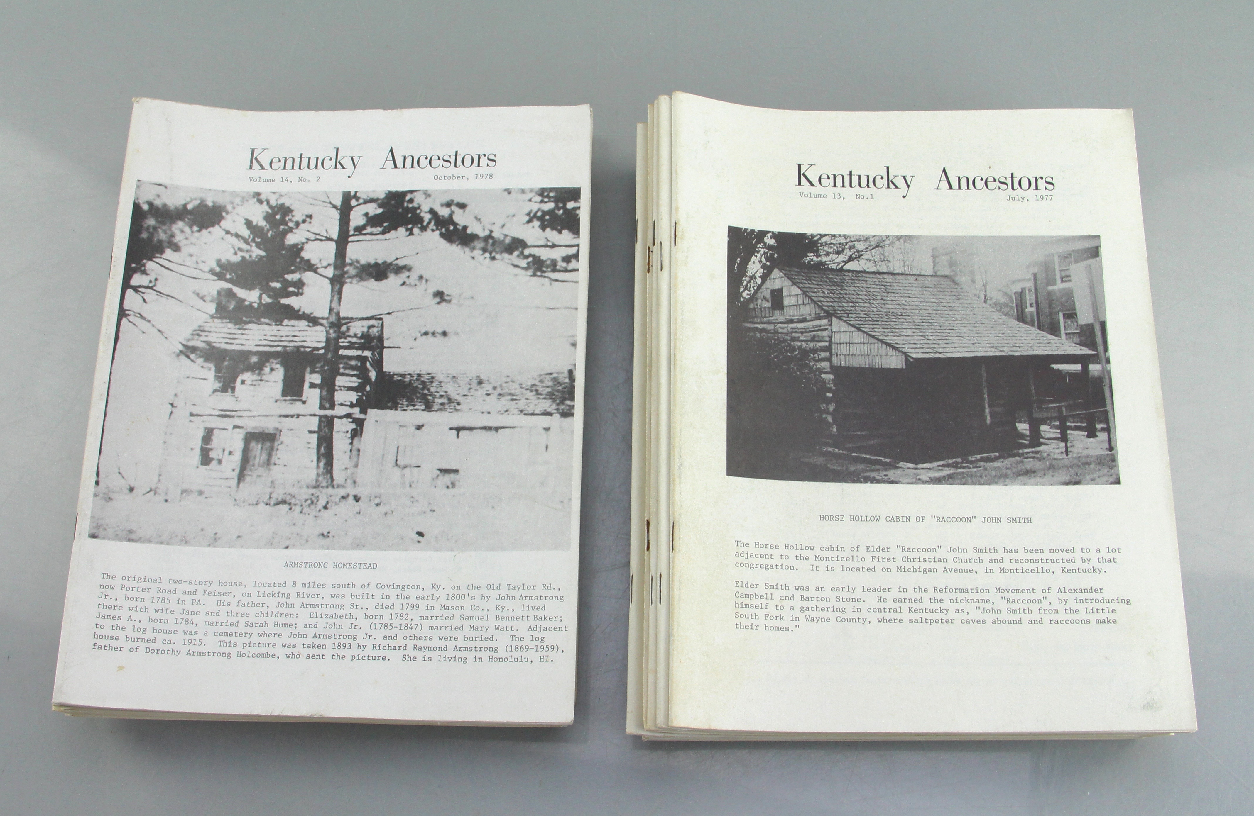 Vintage Kentucky History And Civil War Magazines And Books