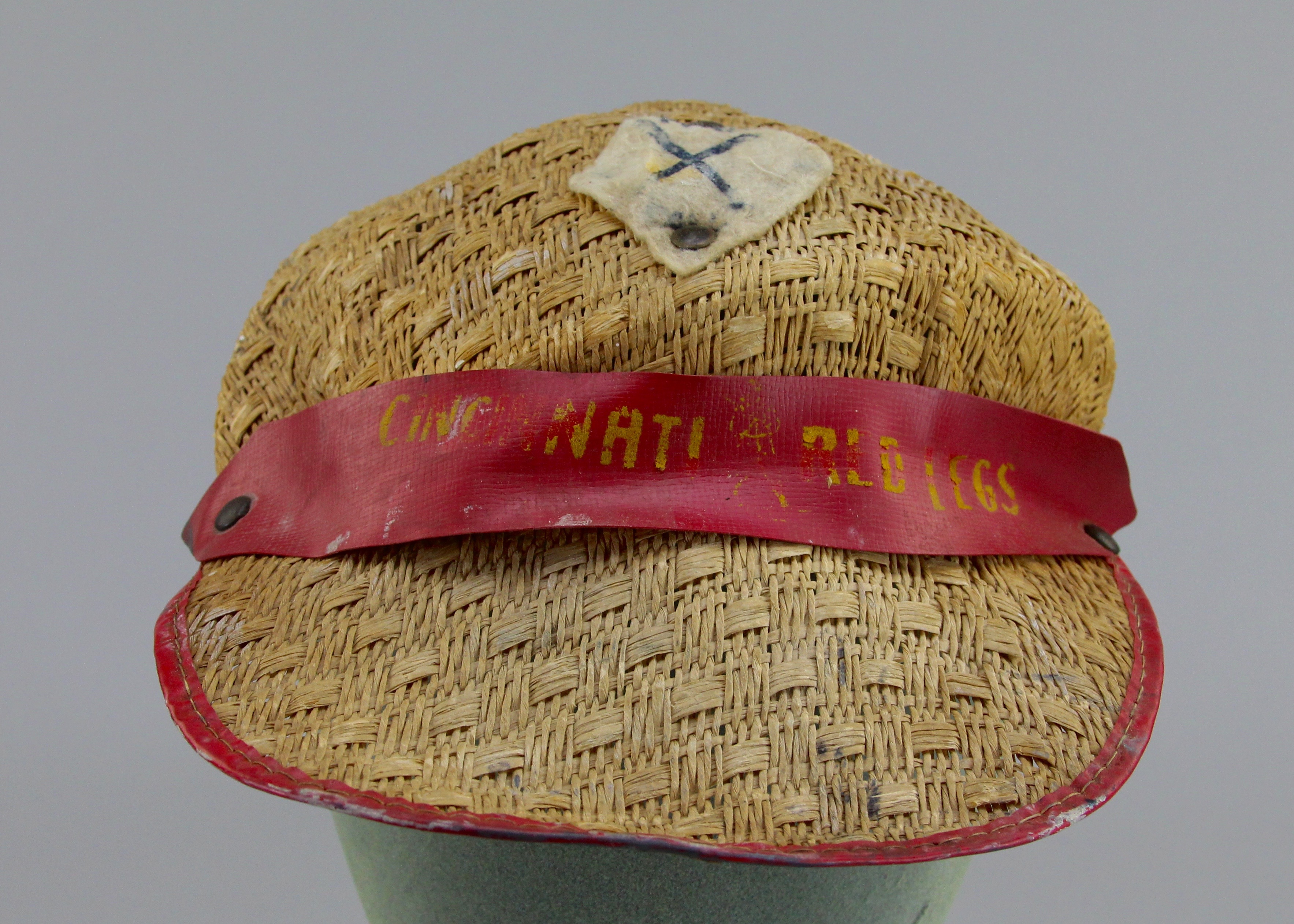 1950's Era  Cincinnati Red Legs Straw Hat