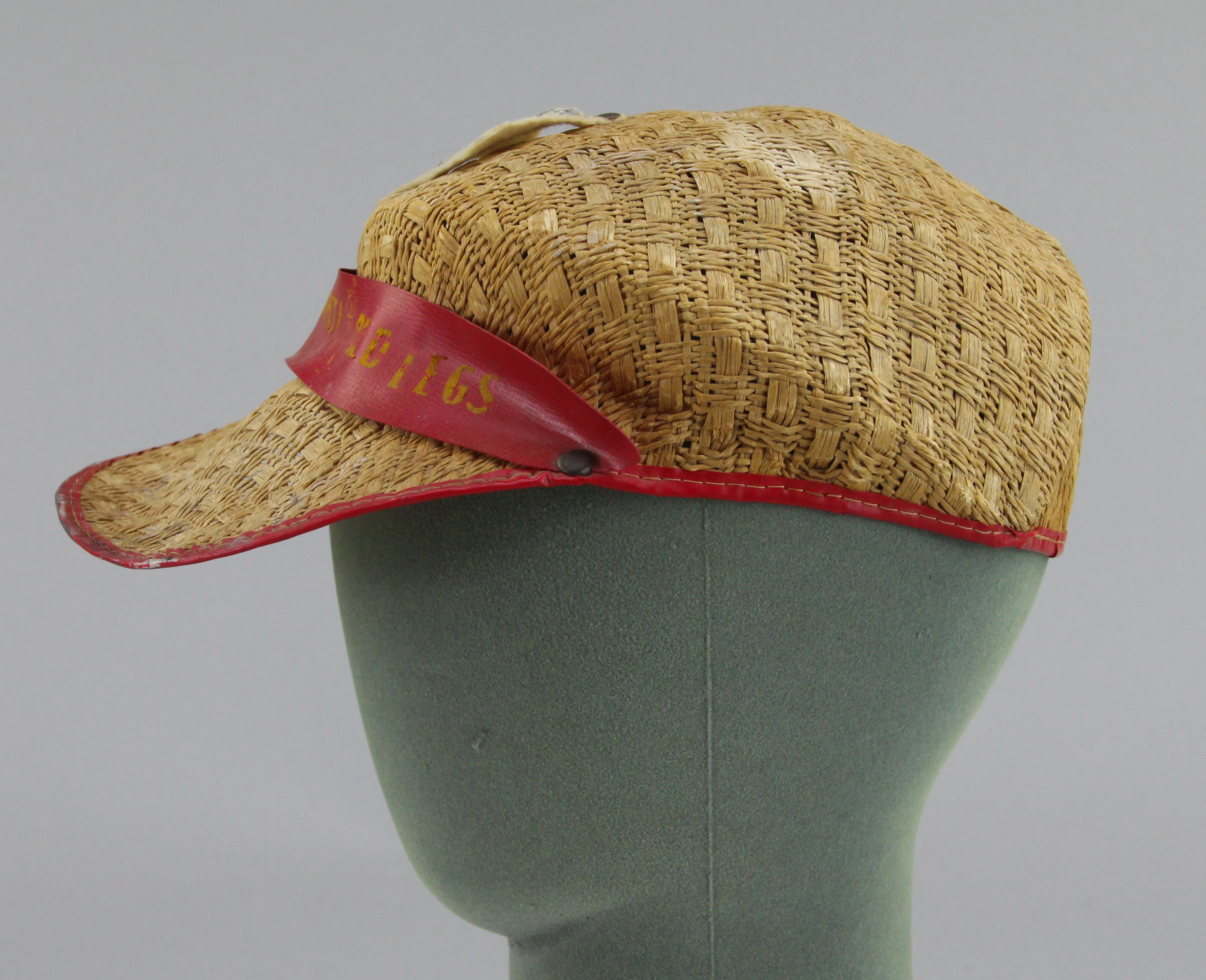 1950's Era  Cincinnati Red Legs Straw Hat