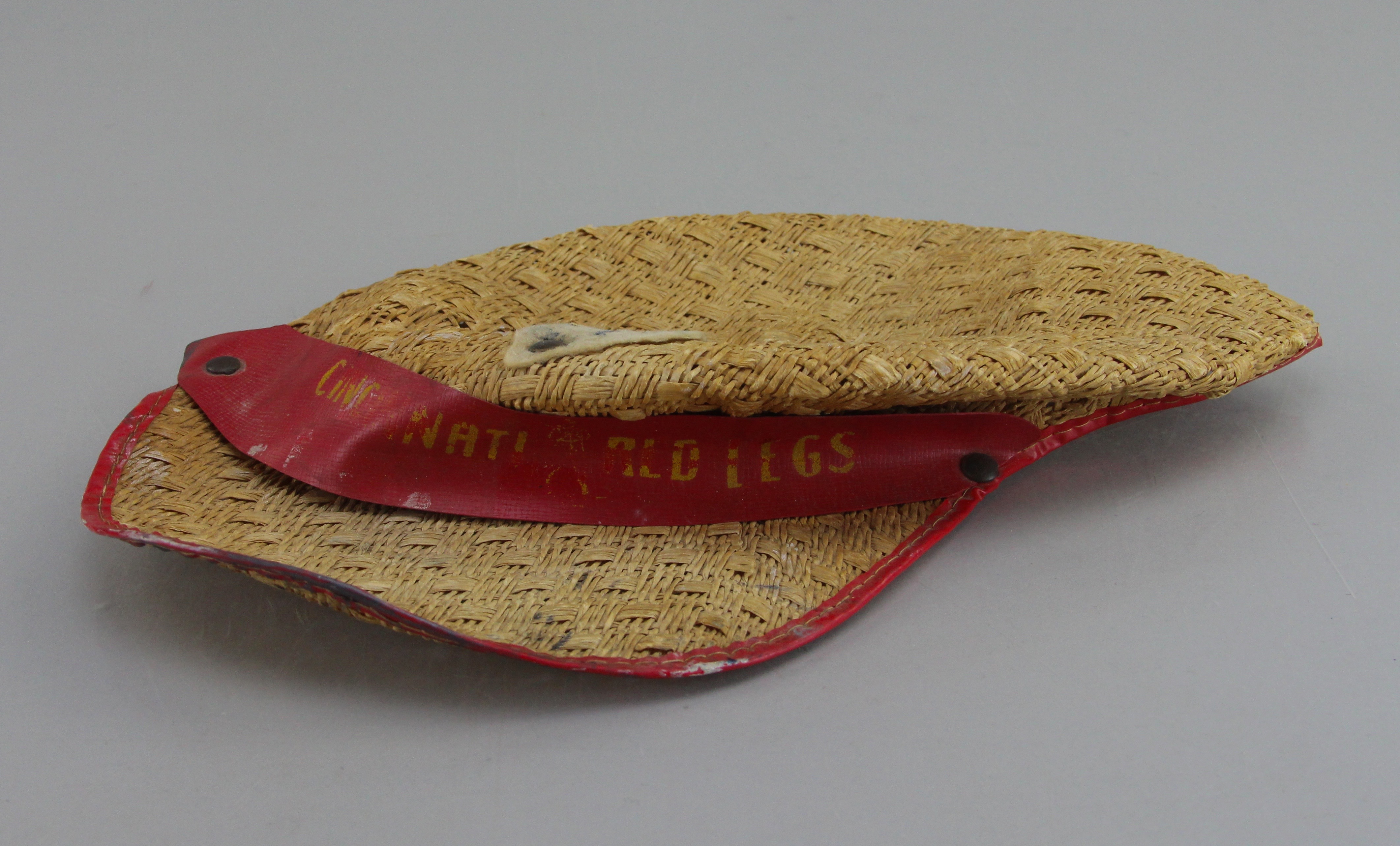 1950's Era  Cincinnati Red Legs Straw Hat