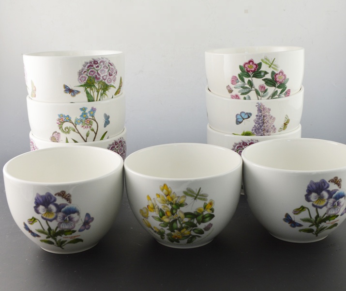 Portmeirion "Botanic Garden" Ceramic Chili Bowls Set of Nine