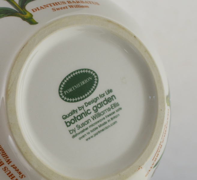 Portmeirion "Botanic Garden" Ceramic Chili Bowls Set of Nine