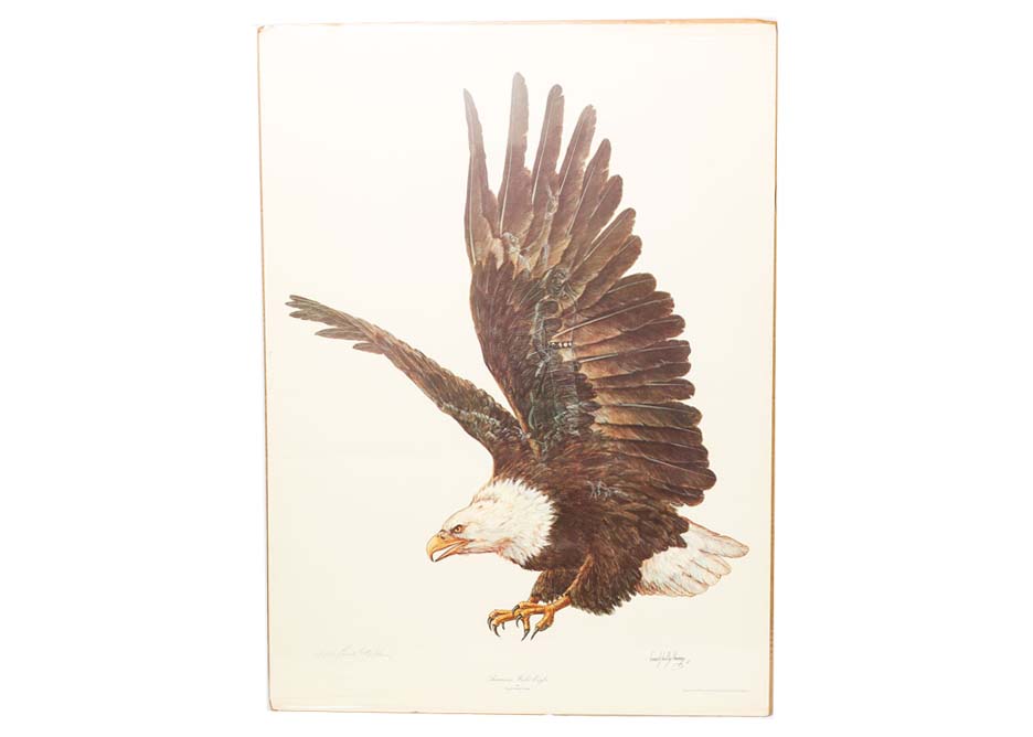 Signed and Numbered Enoch Kelly Haney Eagle and Hawk Prints