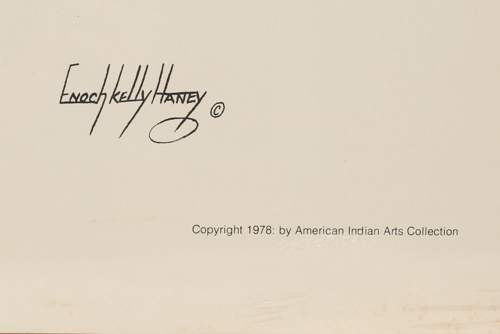 Signed and Numbered Enoch Kelly Haney Eagle and Hawk Prints