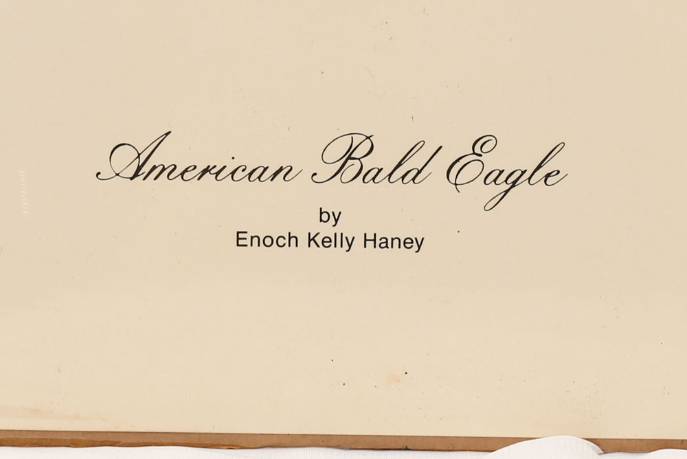 Signed and Numbered Enoch Kelly Haney Eagle and Hawk Prints