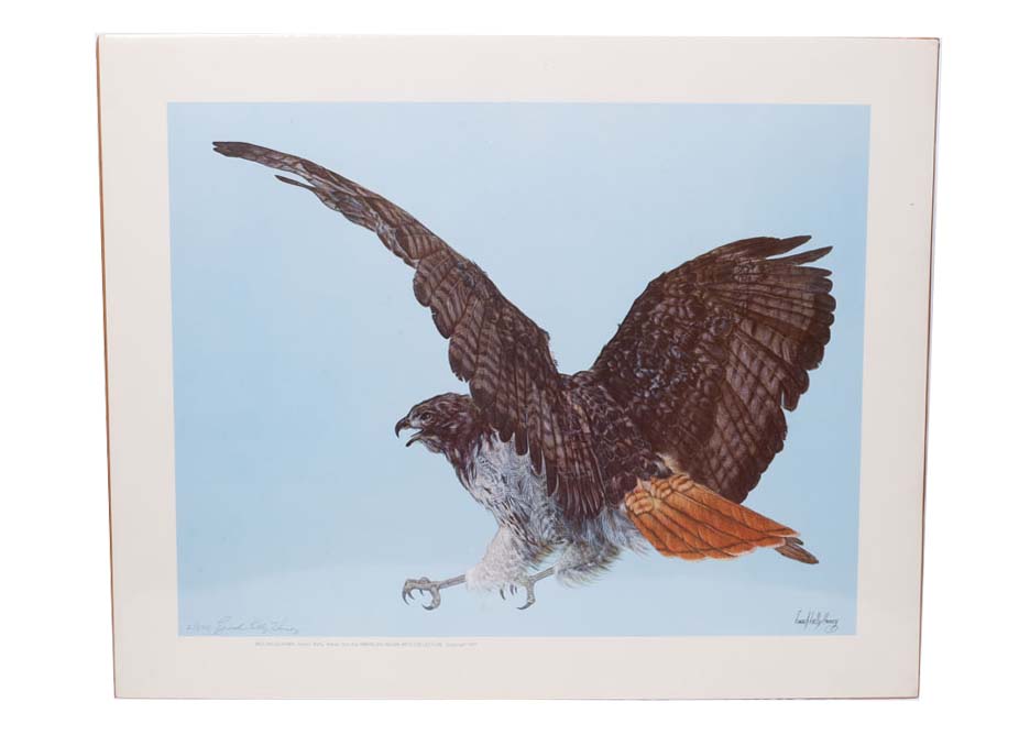 Signed and Numbered Enoch Kelly Haney Eagle and Hawk Prints