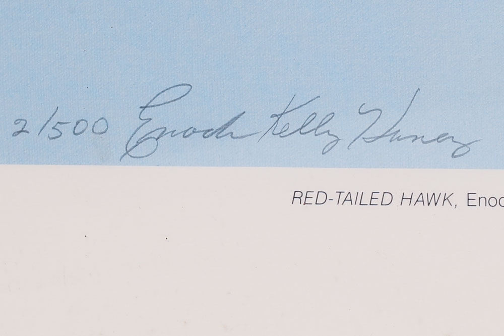 Signed and Numbered Enoch Kelly Haney Eagle and Hawk Prints