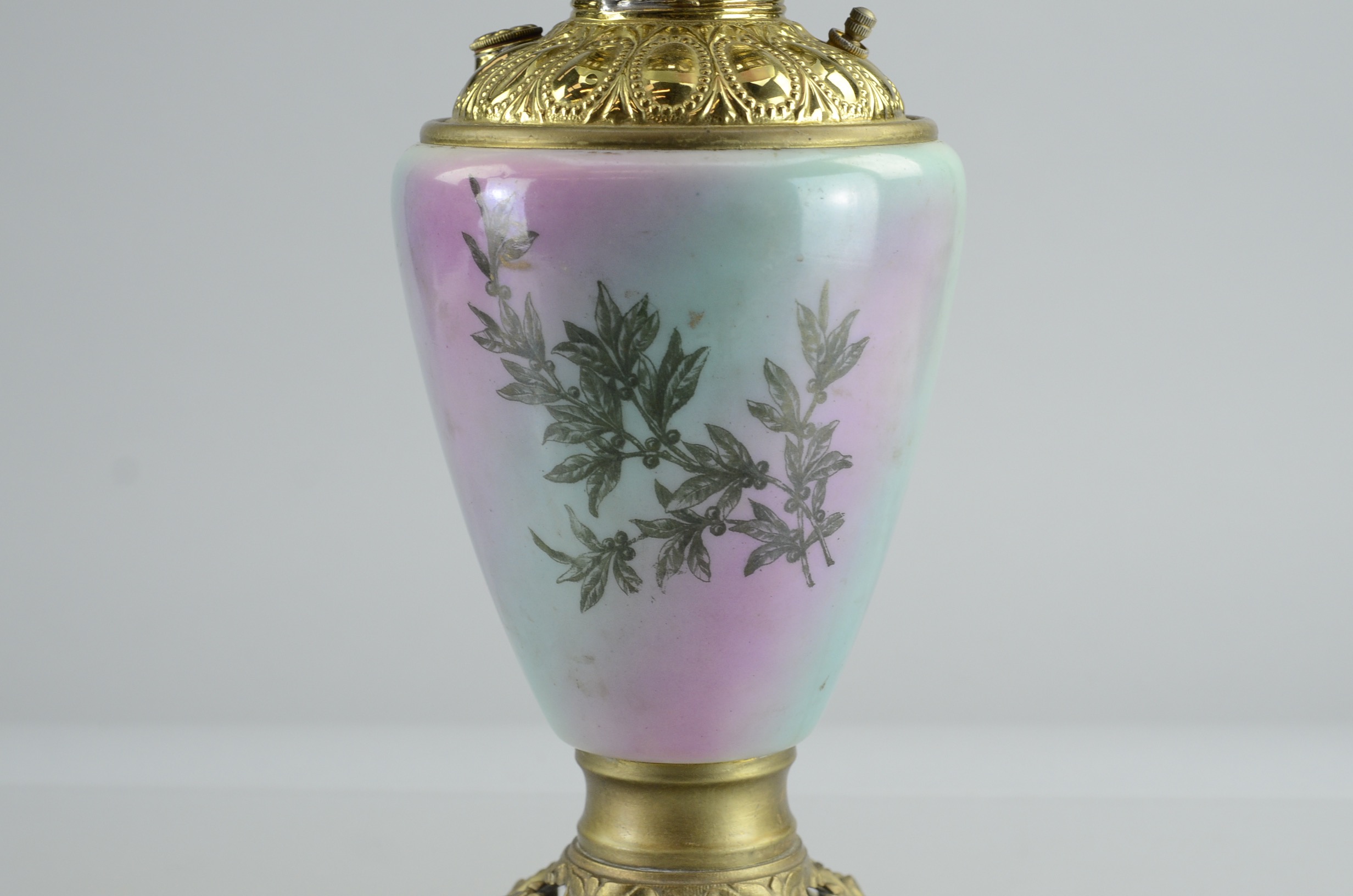 Trio of Vintage Reproduction Gone with the Wind Style Lamp