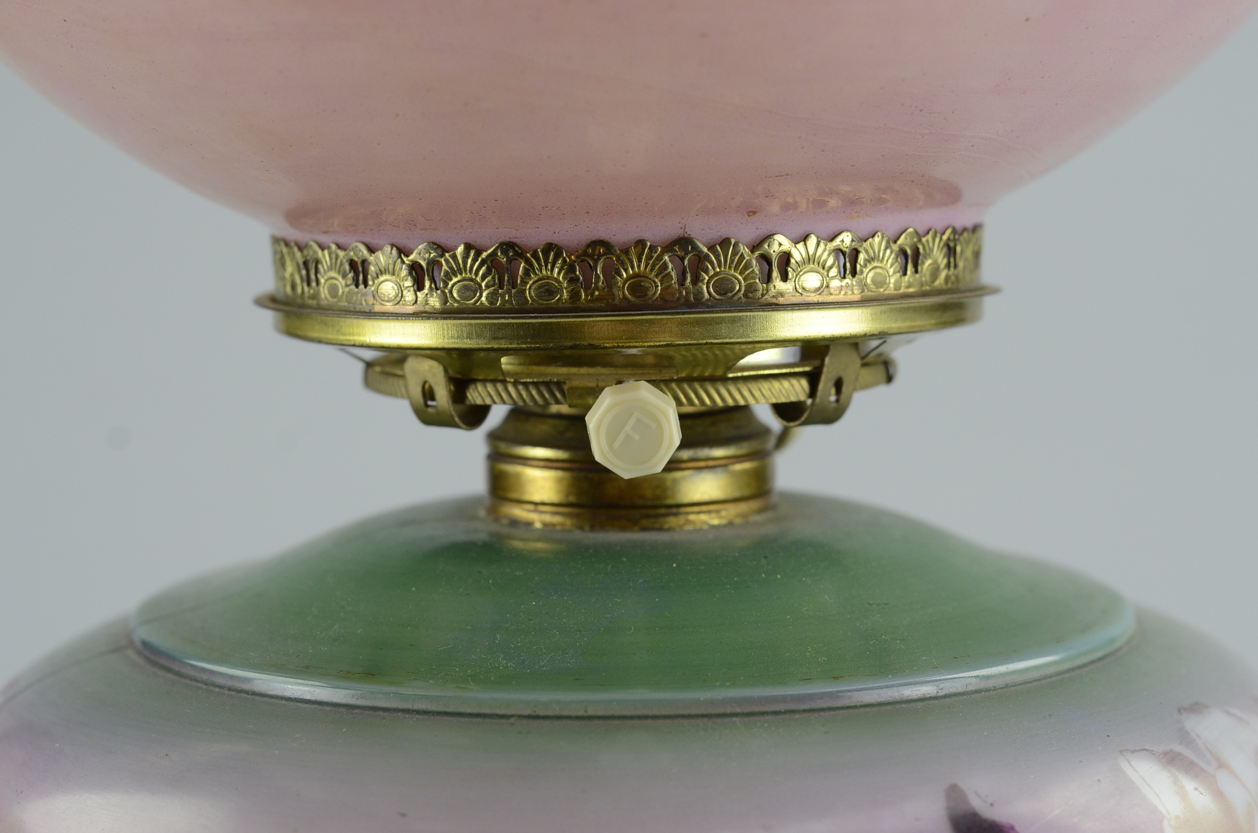 Trio of Vintage Reproduction Gone with the Wind Style Lamp