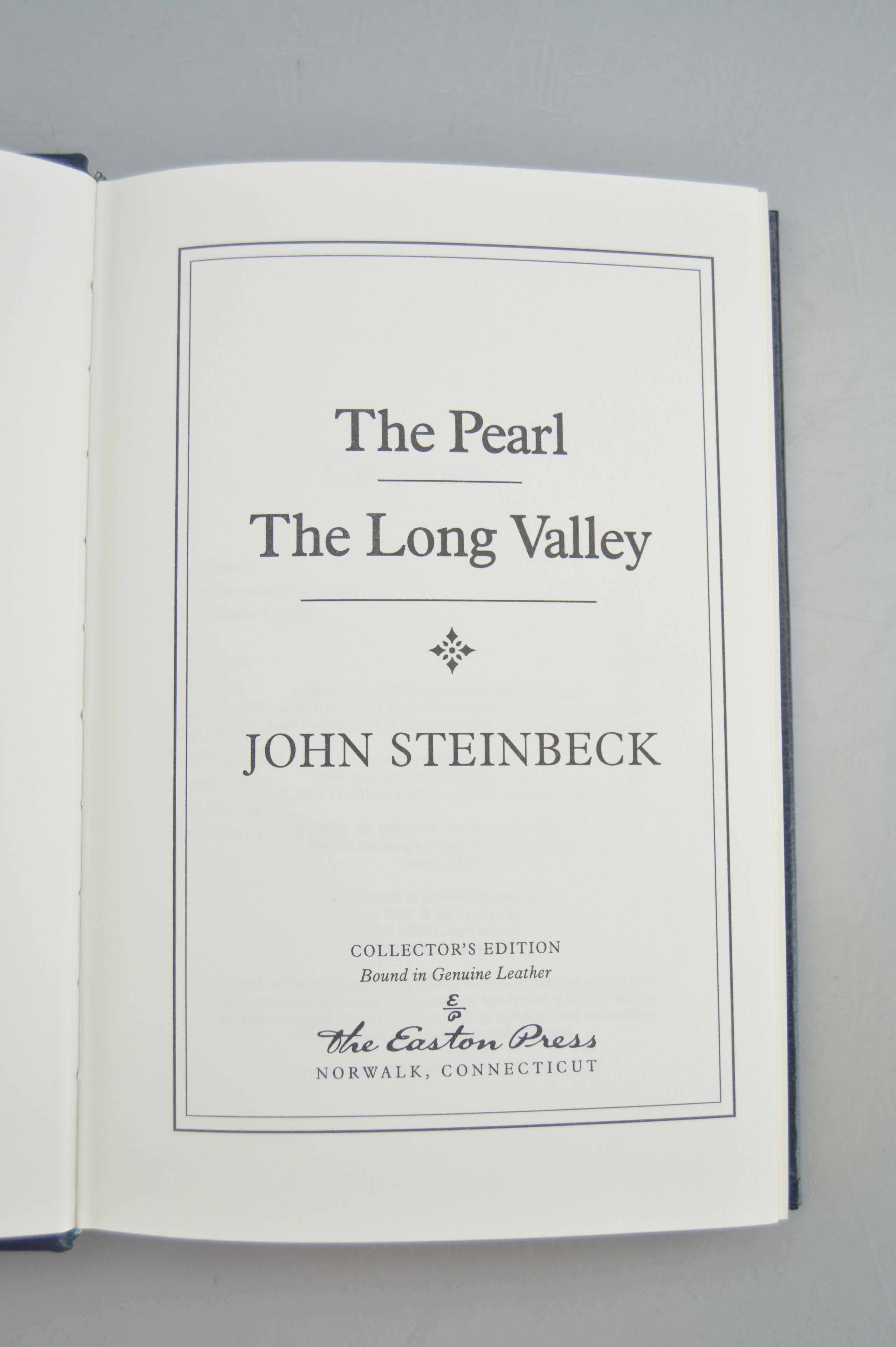The Easton Press John Steinbeck Book Collection