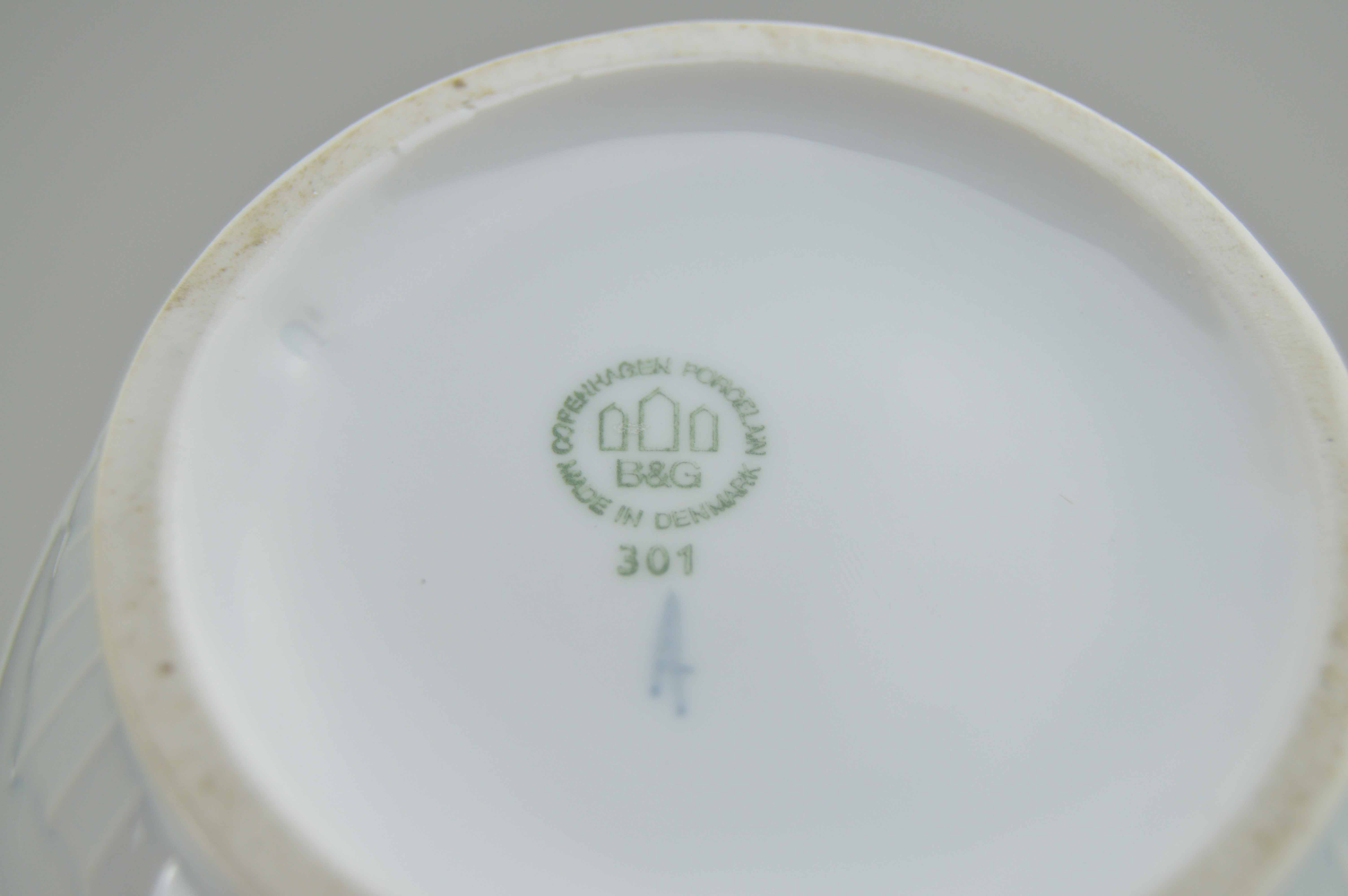 Bing and Grondahl Porcelain Blue&White Seagull Small Coffee Pot