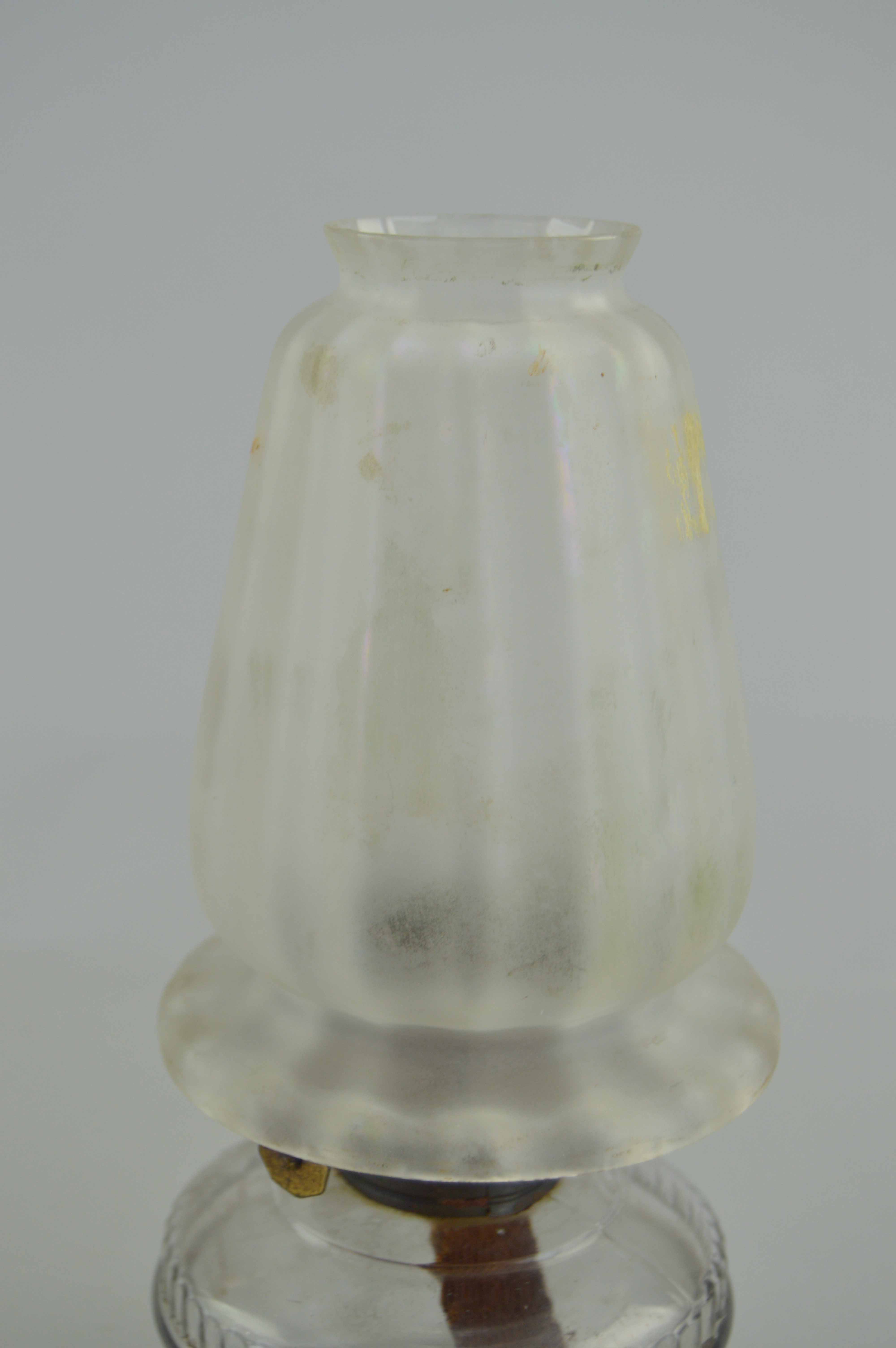 Set of Small Glass Oil Lamp Bases