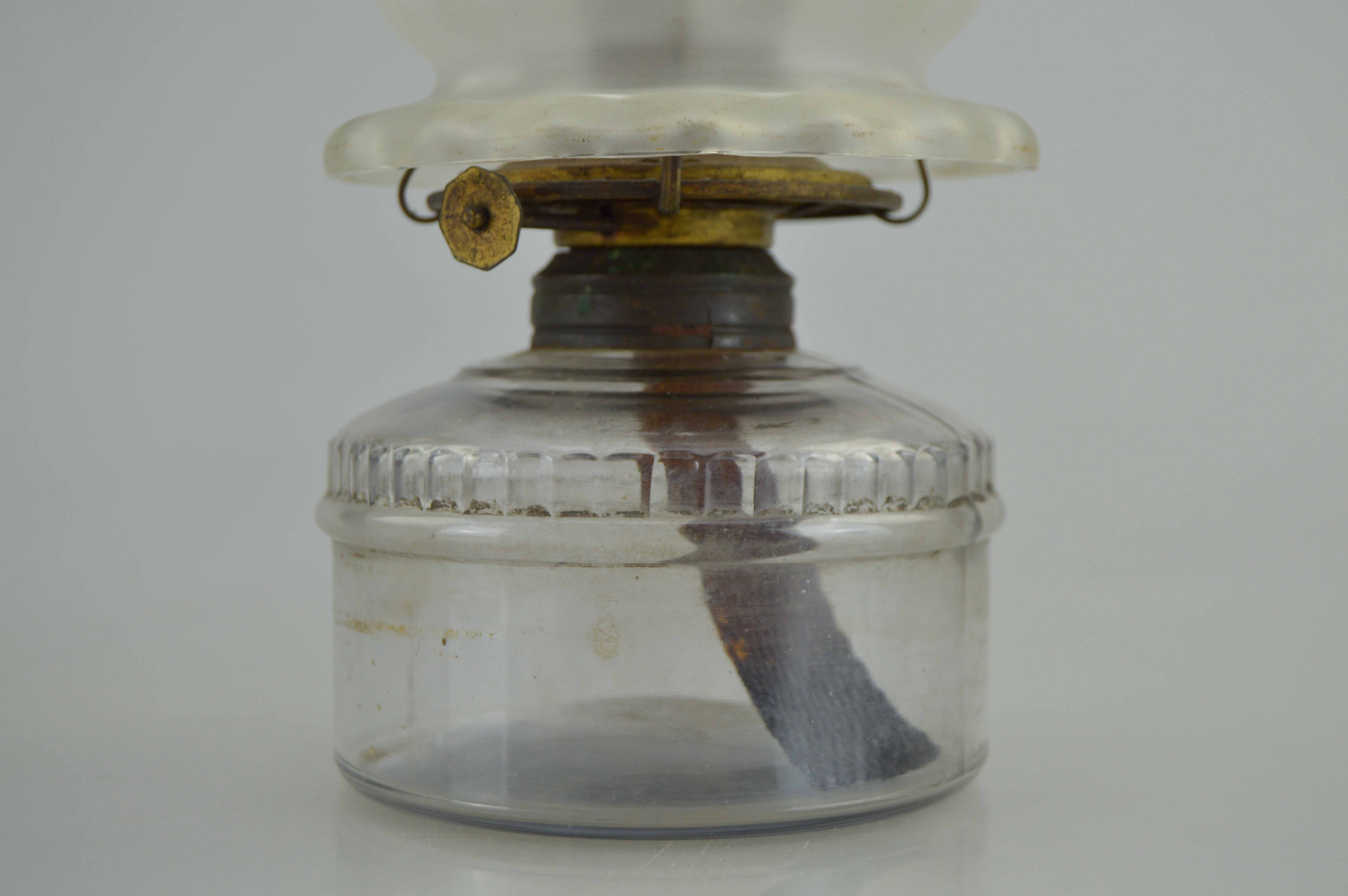 Set of Small Glass Oil Lamp Bases