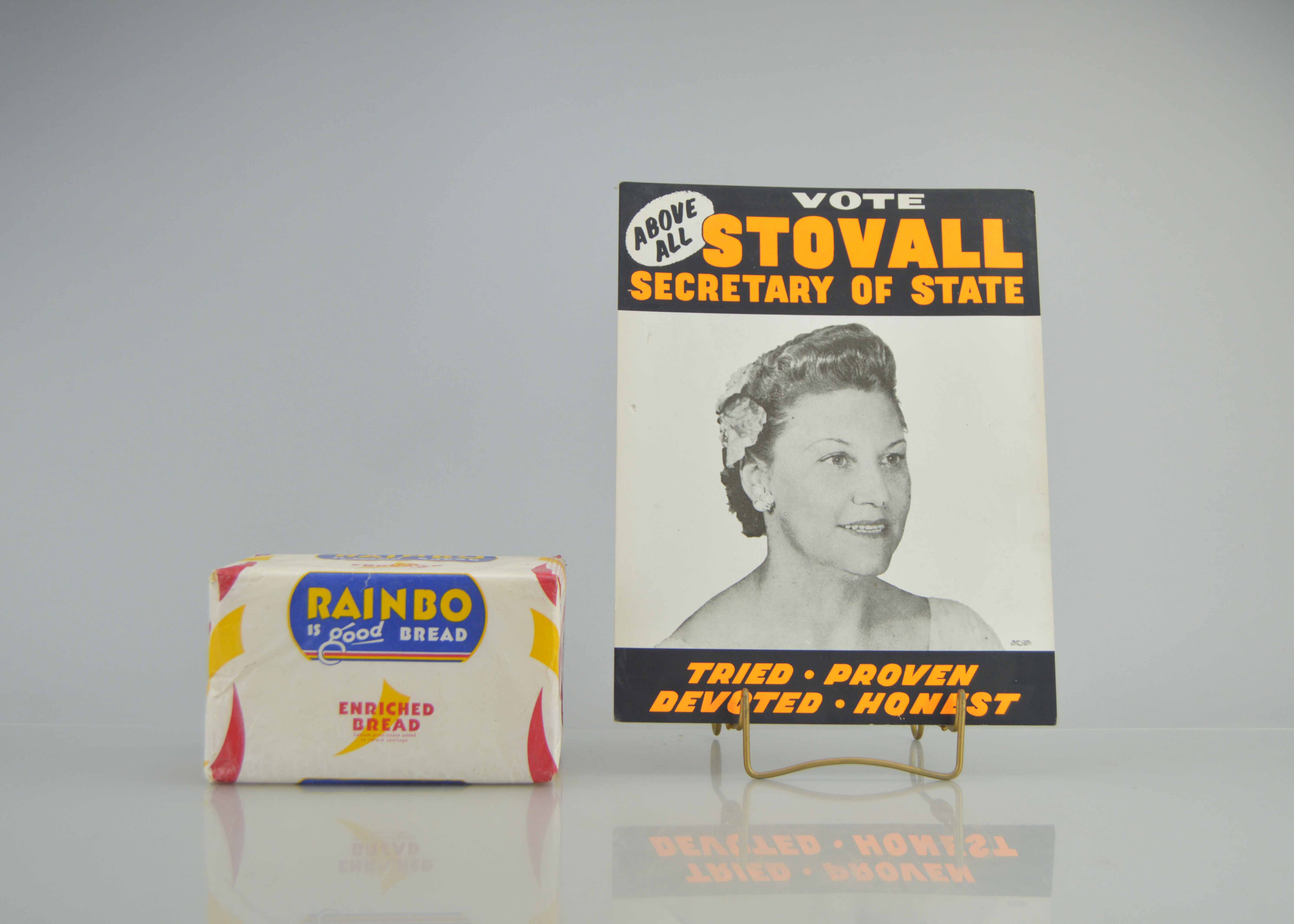 Vintage Americana Rainbo Bread Box & Campaign Ad