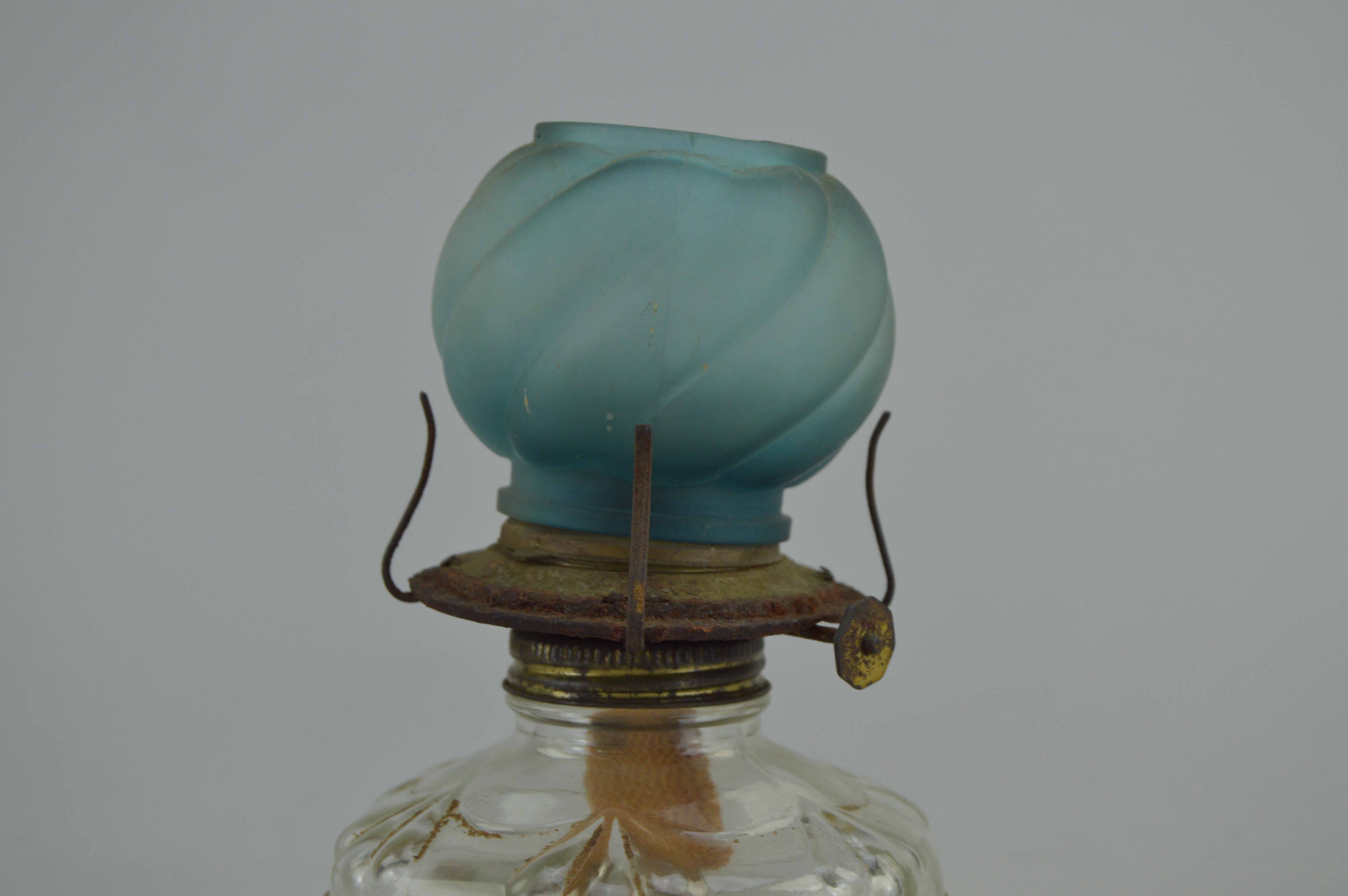 Set of Small Glass Oil Lamp Bases