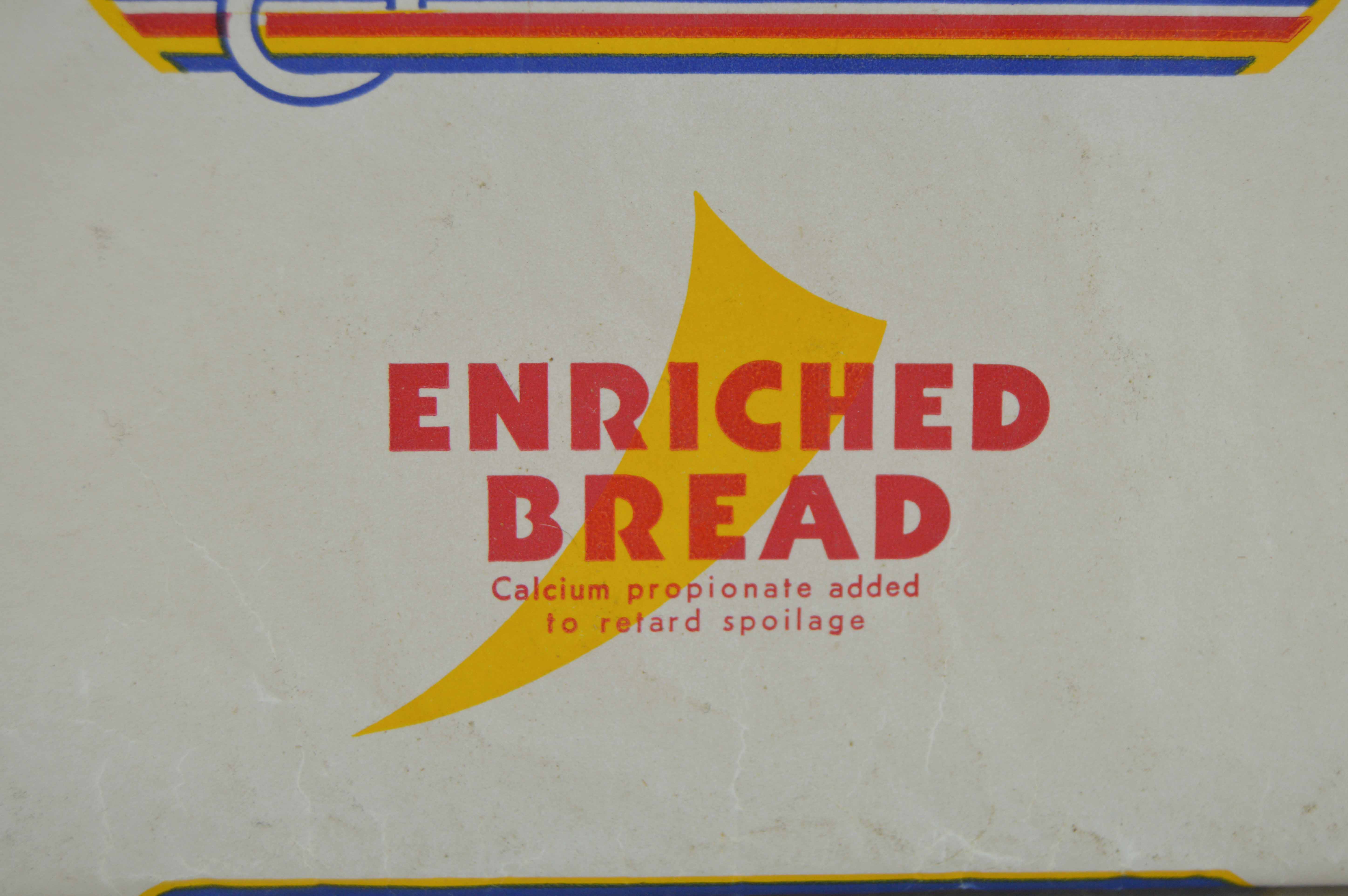 Vintage Americana Rainbo Bread Box & Campaign Ad