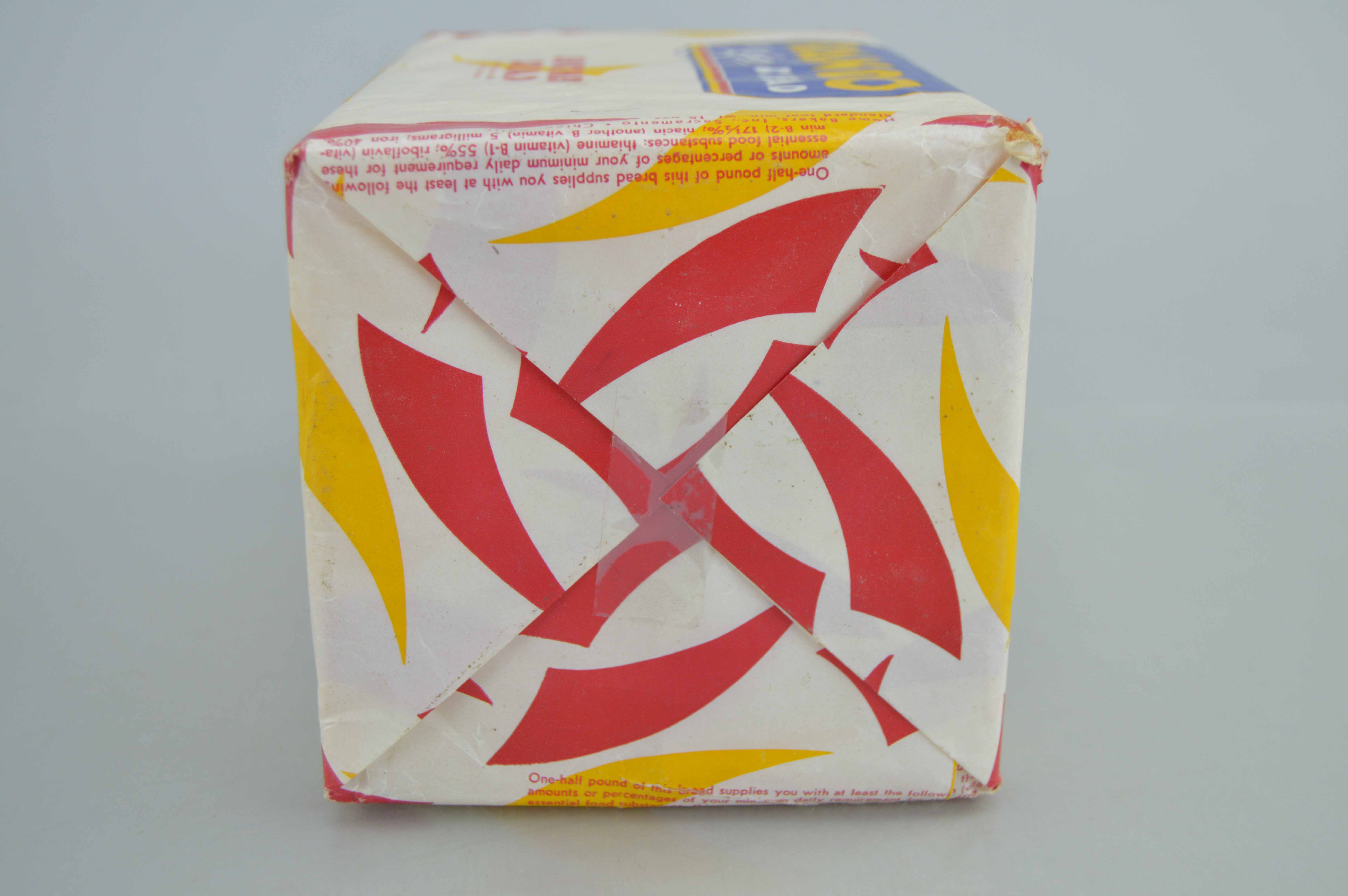 Vintage Americana Rainbo Bread Box & Campaign Ad