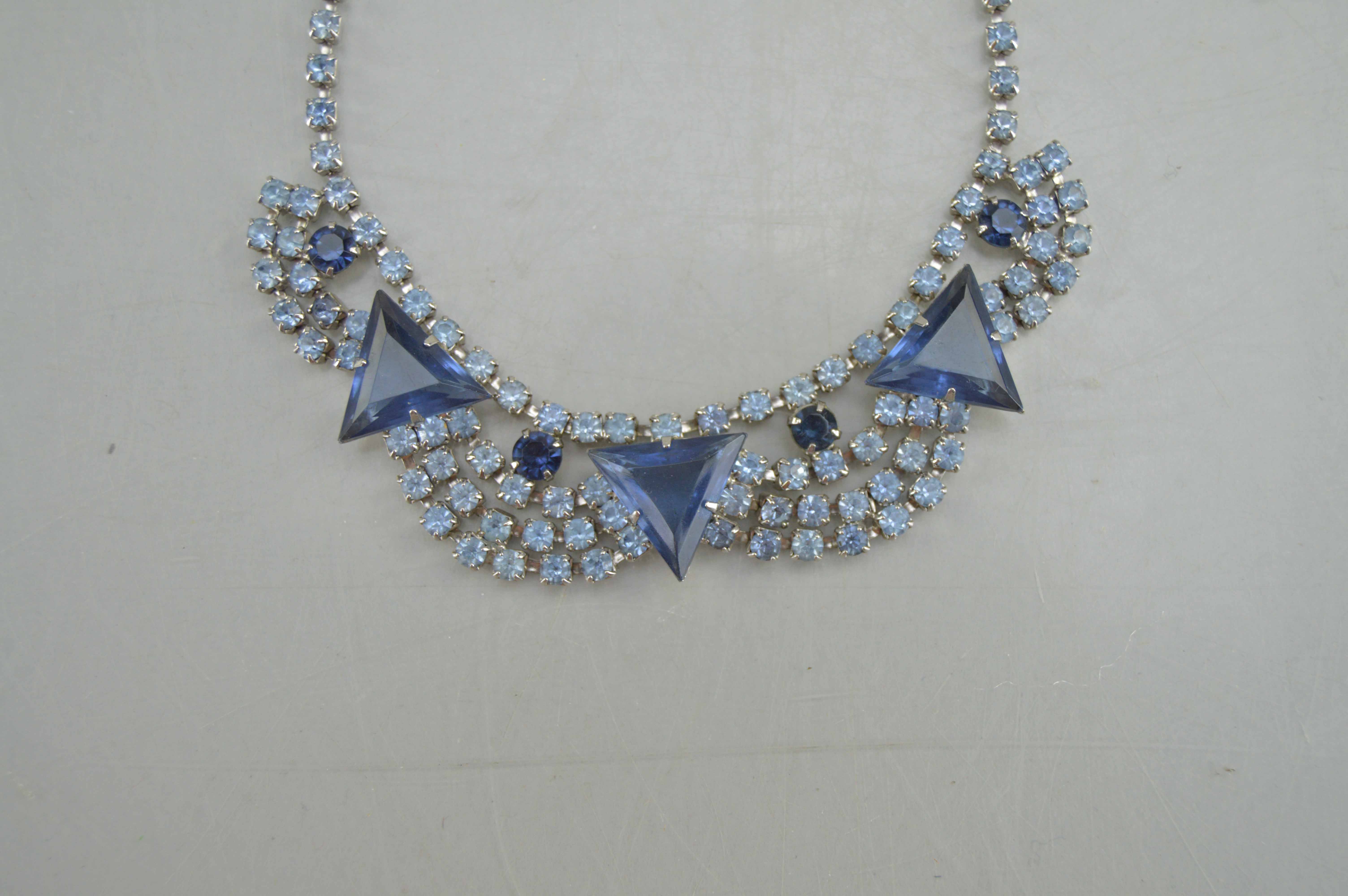 A Collection of Rhinestone Jewlery