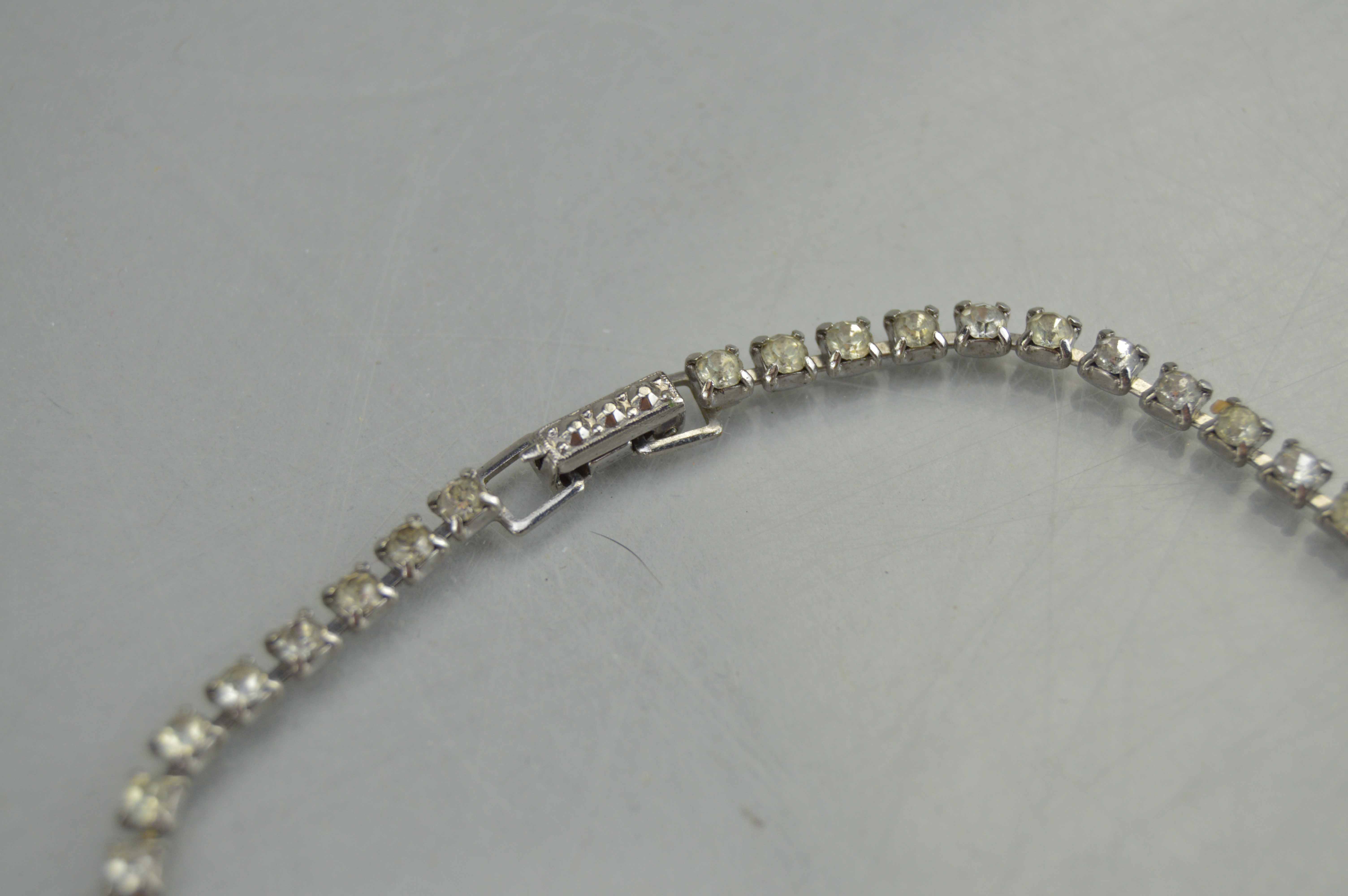 A Collection of Rhinestone Jewlery