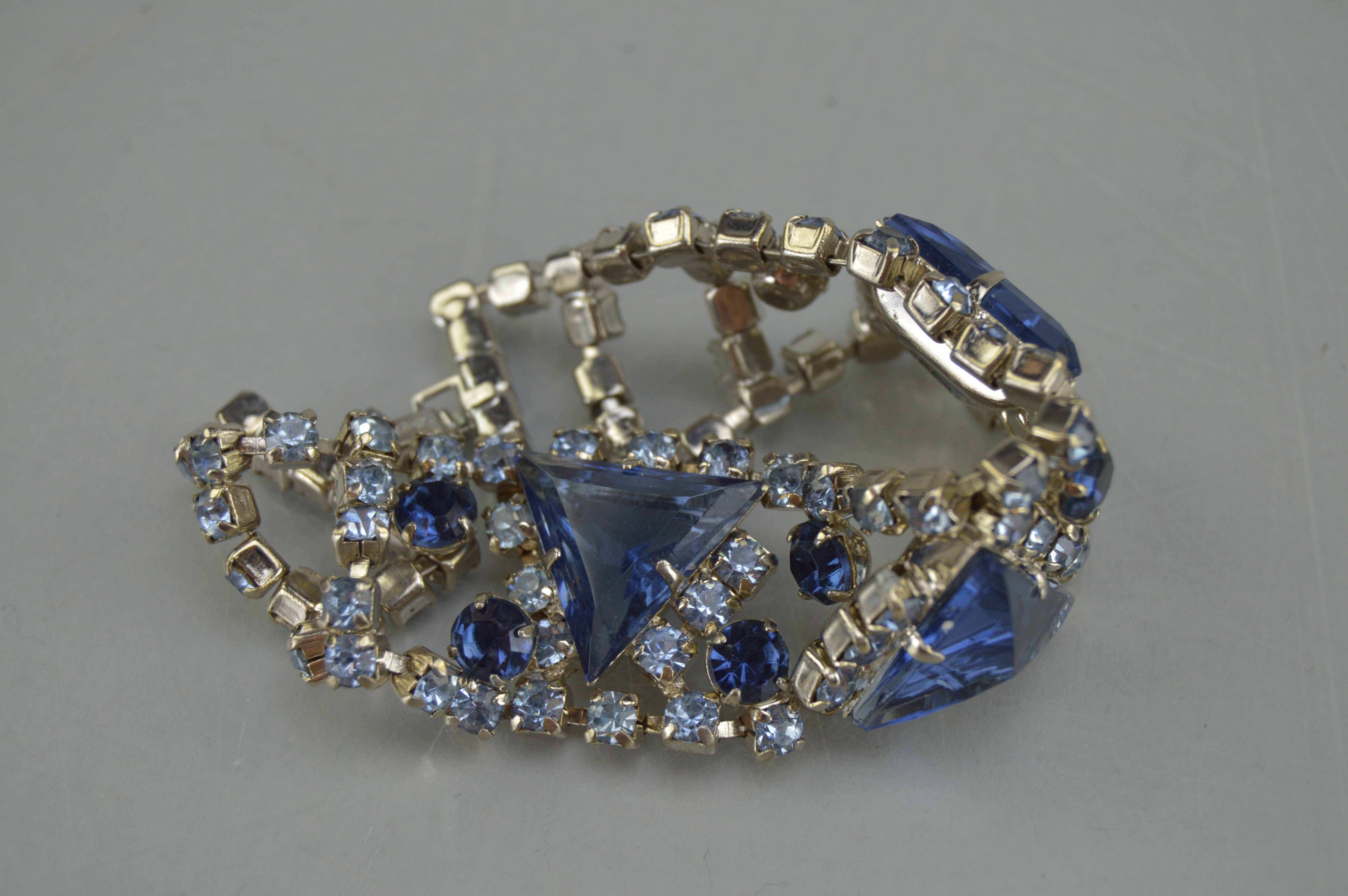 A Collection of Rhinestone Jewlery